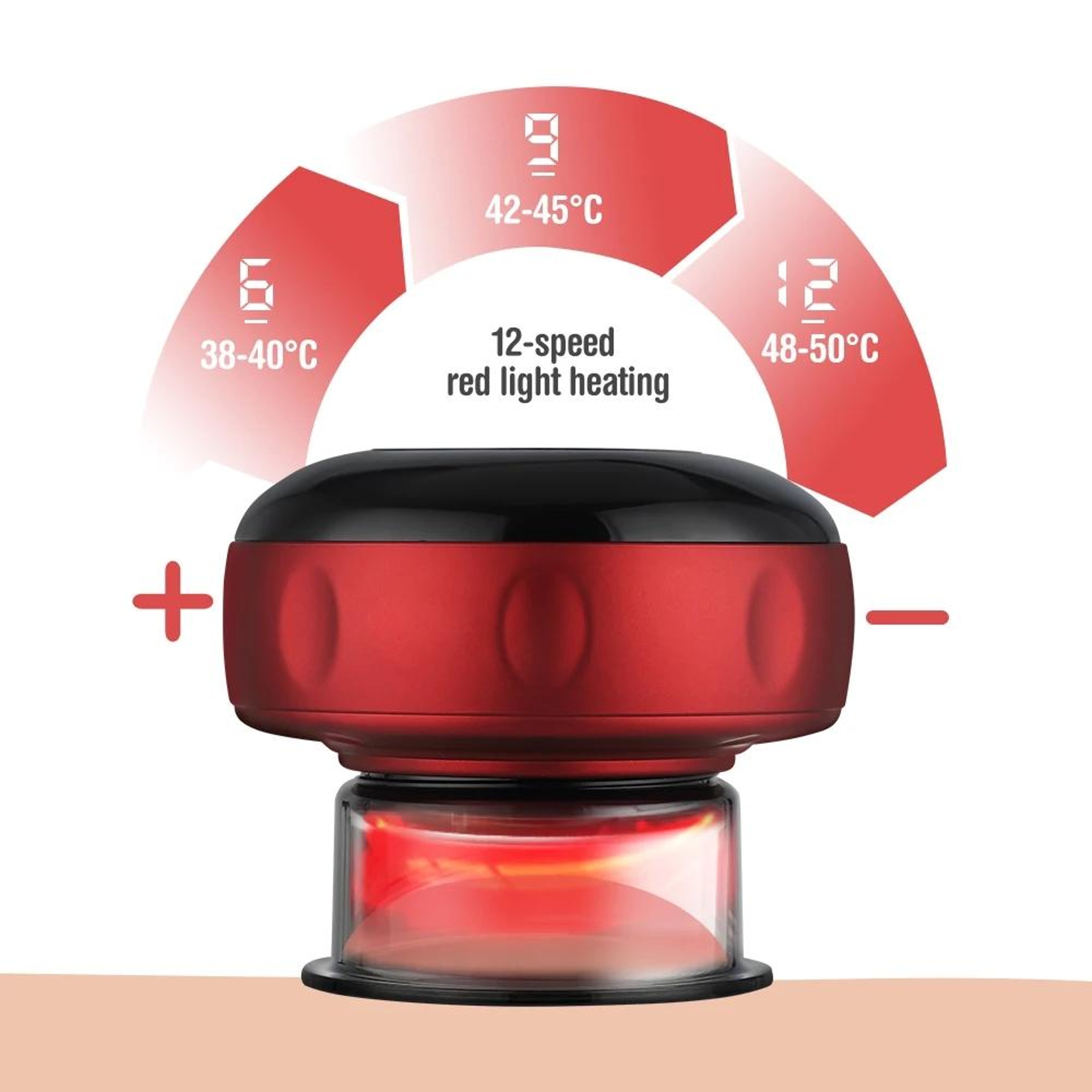 SmartVac Pro Cupping Therapy Massager With Remote Control  12 Speed Heat Suction 3