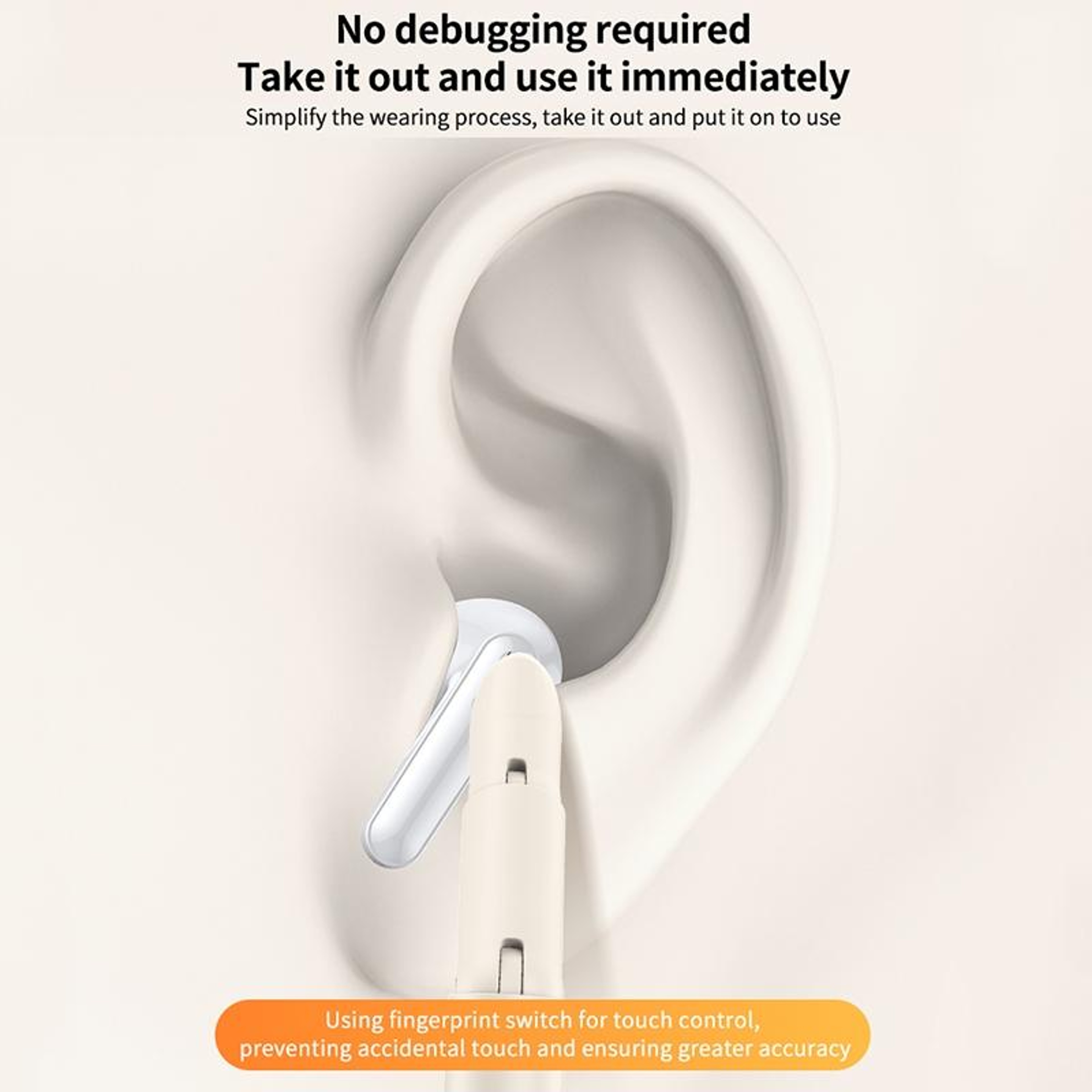 AI Smart Hearing Aid Earbuds With Bluetooth 53 Noise Cancellation Charging Case 2