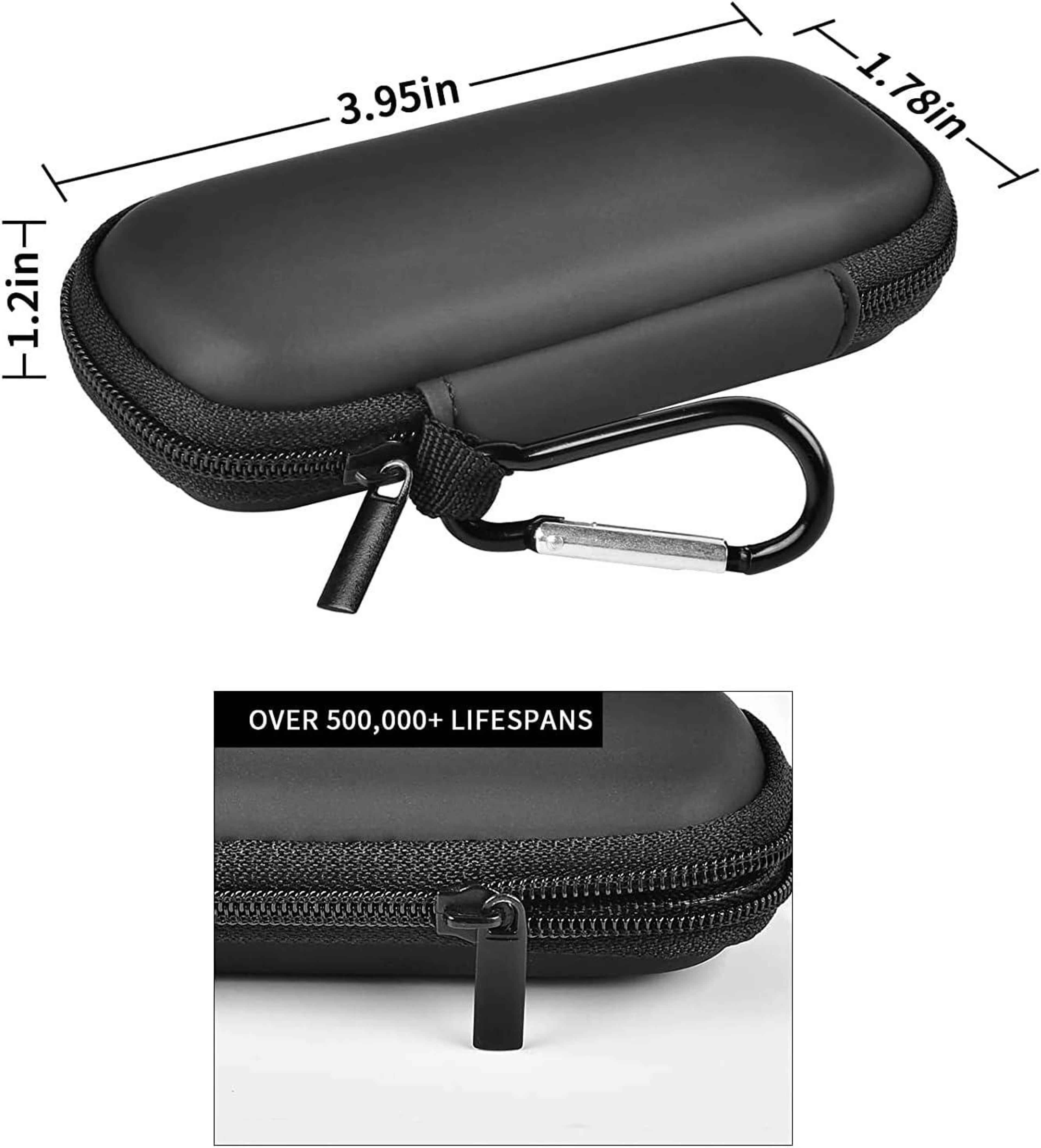 Portable KardiaMobile Case For AliveCor ECG  6L EKG Monitor With Shockproof Travel Protection 2