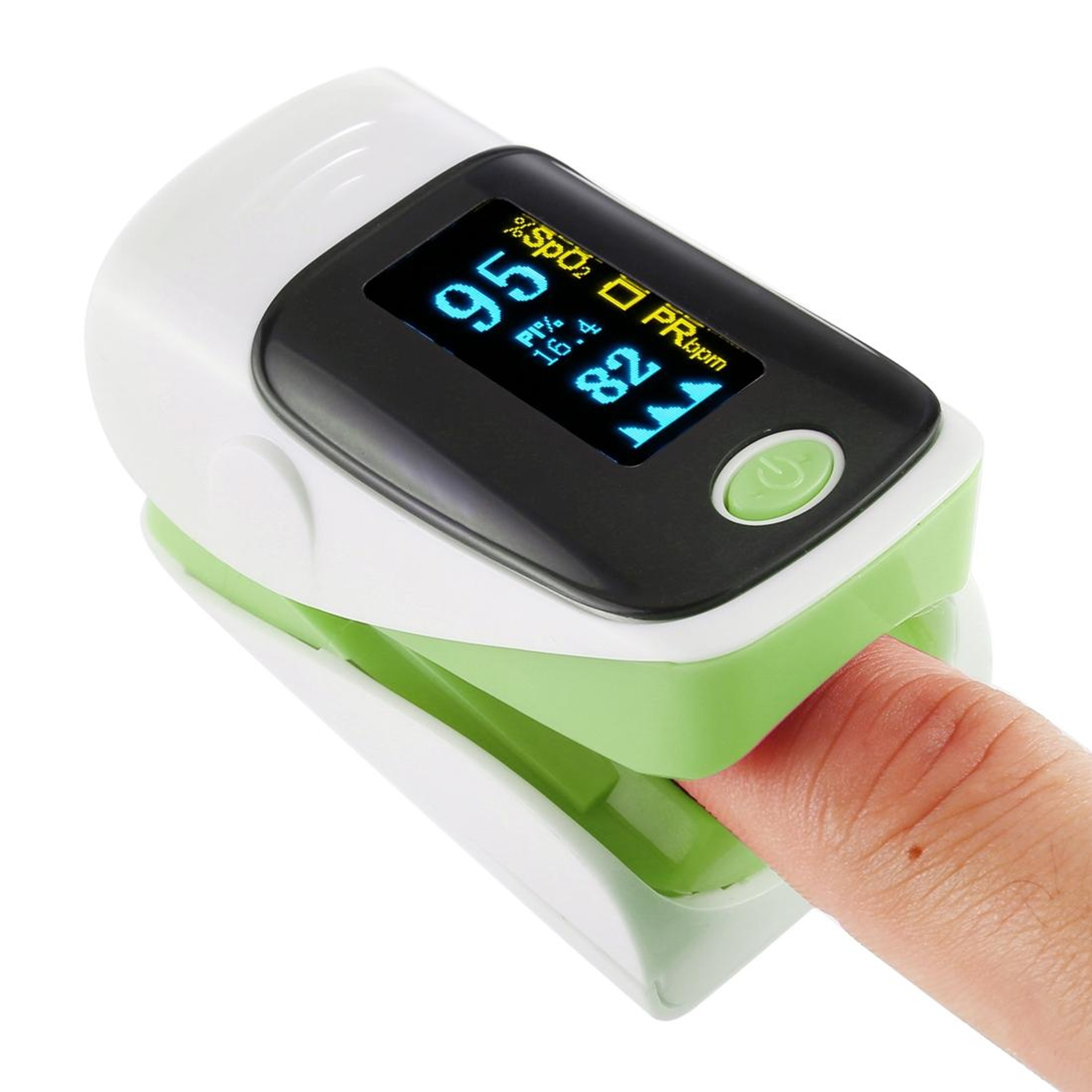 AB 80 Fingertip Pulse Oximeter With OLED Display  Blood Oxygen Monitor 13