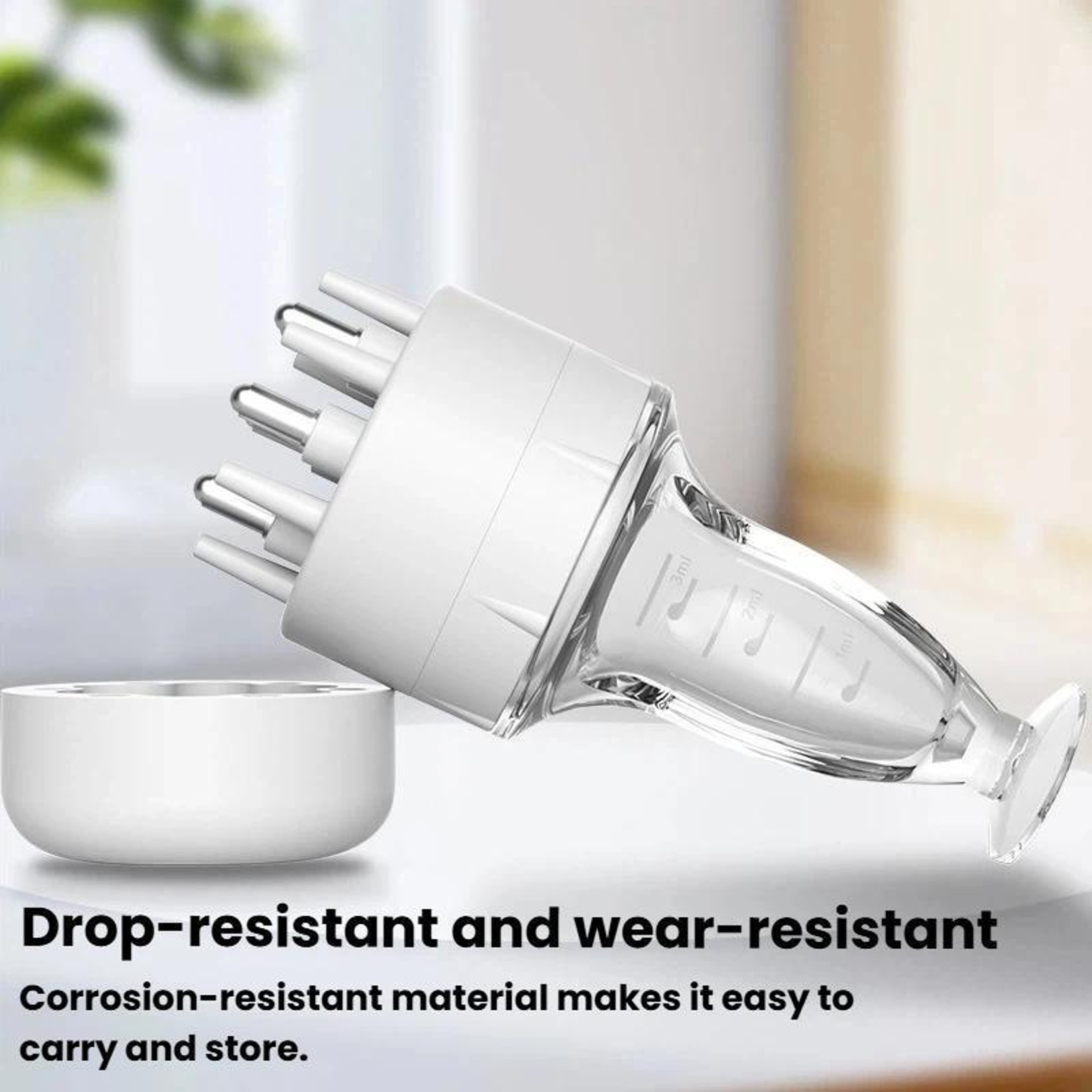 Scalp Serum Applicator Comb With Roller Massage For Hair Growth Treatments 1