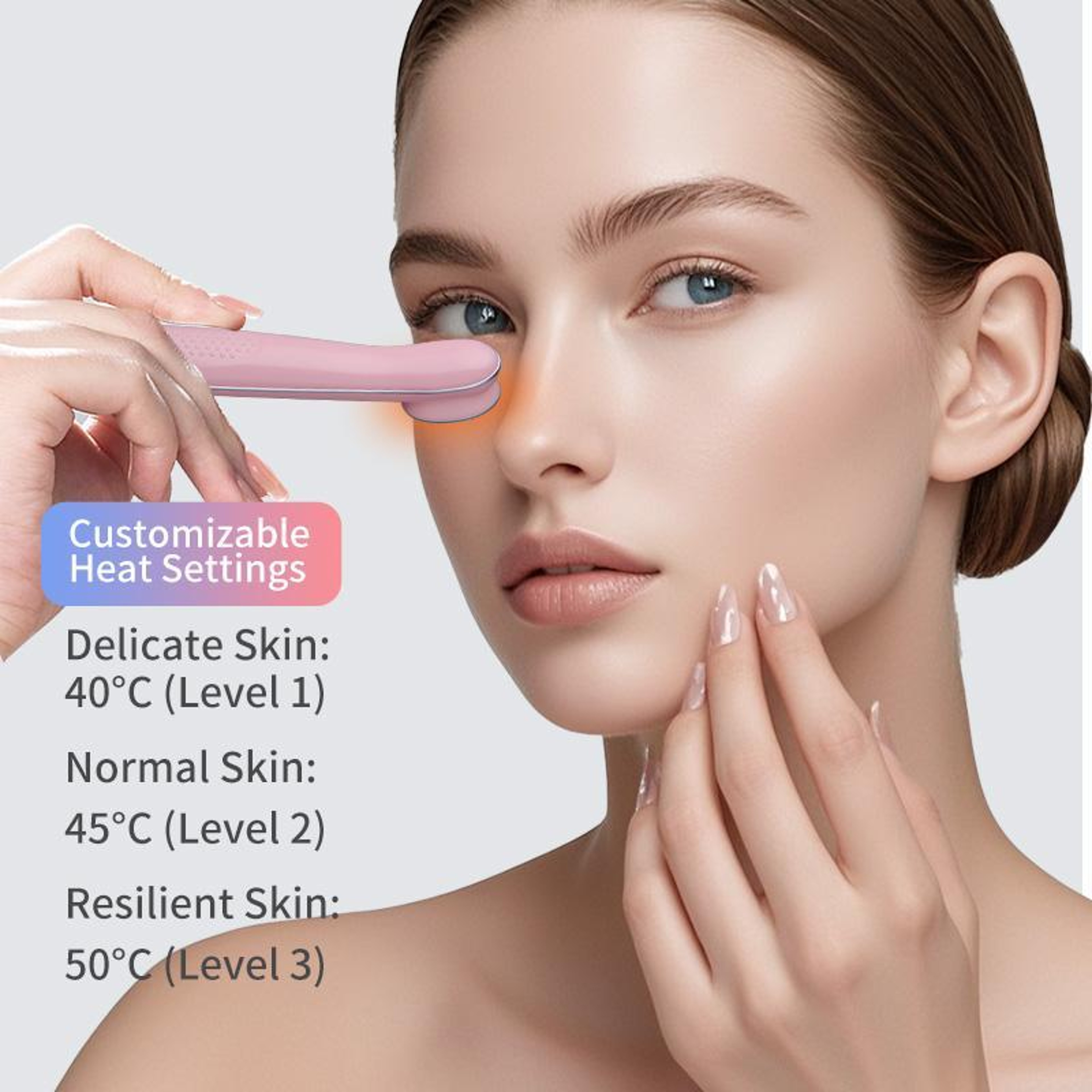 GLX 016 Eye Massager With Heat Compress Rechargeable Portable Eye Care Device 3