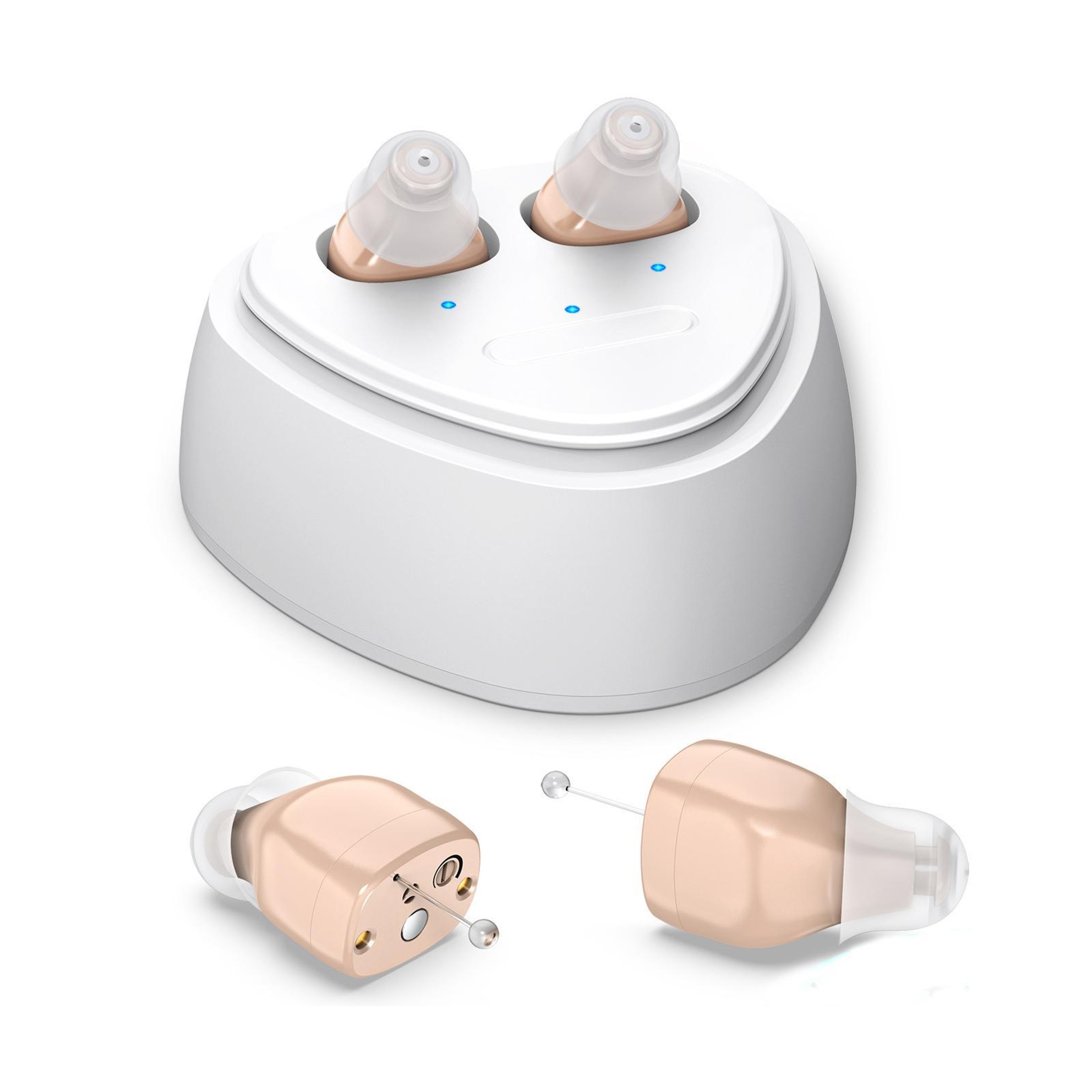 ClearTone Mini Invisible Hearing Amplifier With Charging Case For Seniors 0