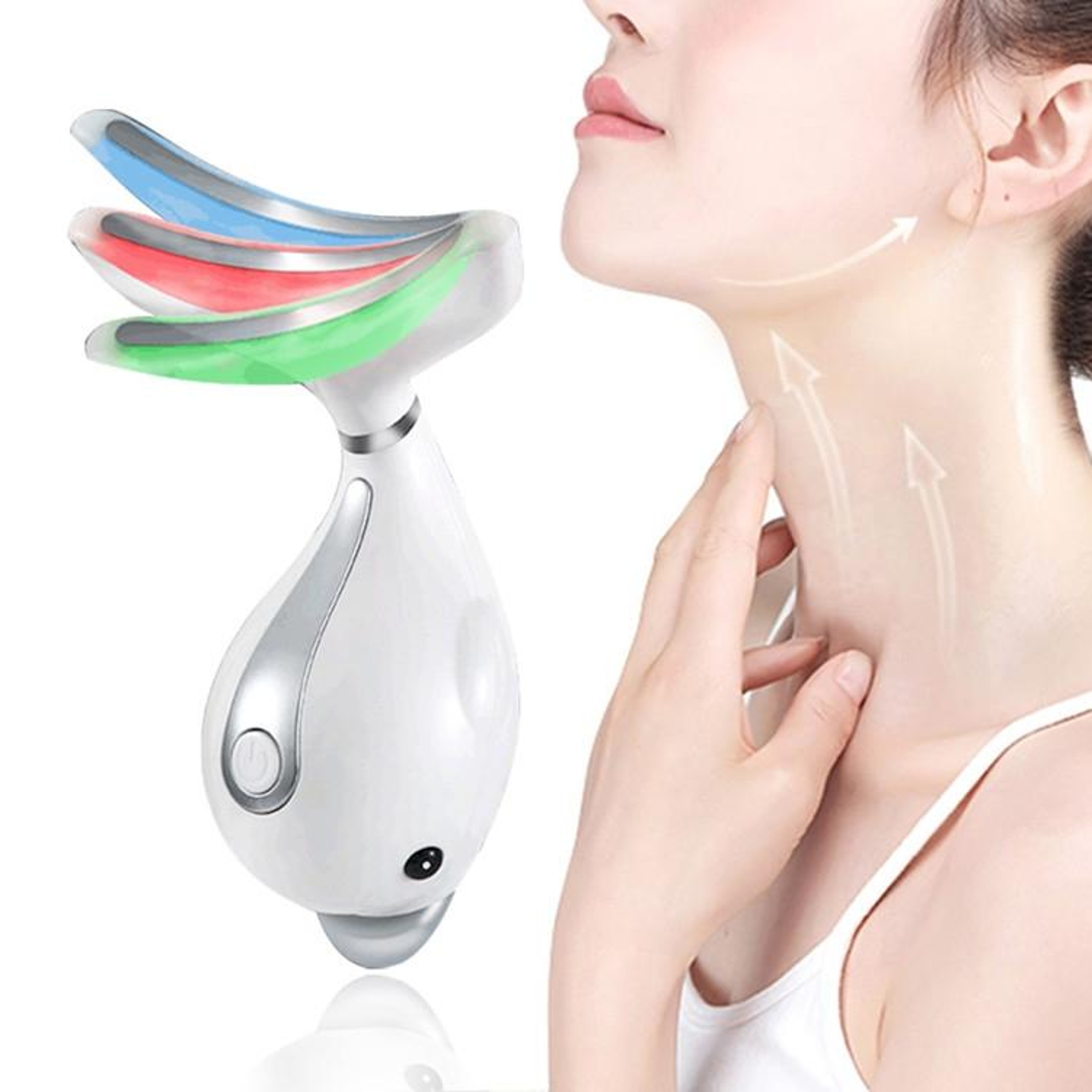DolphinLift Vibrating Neck  Face Massager For Wrinkle Care And Skin Rejuvenation 7