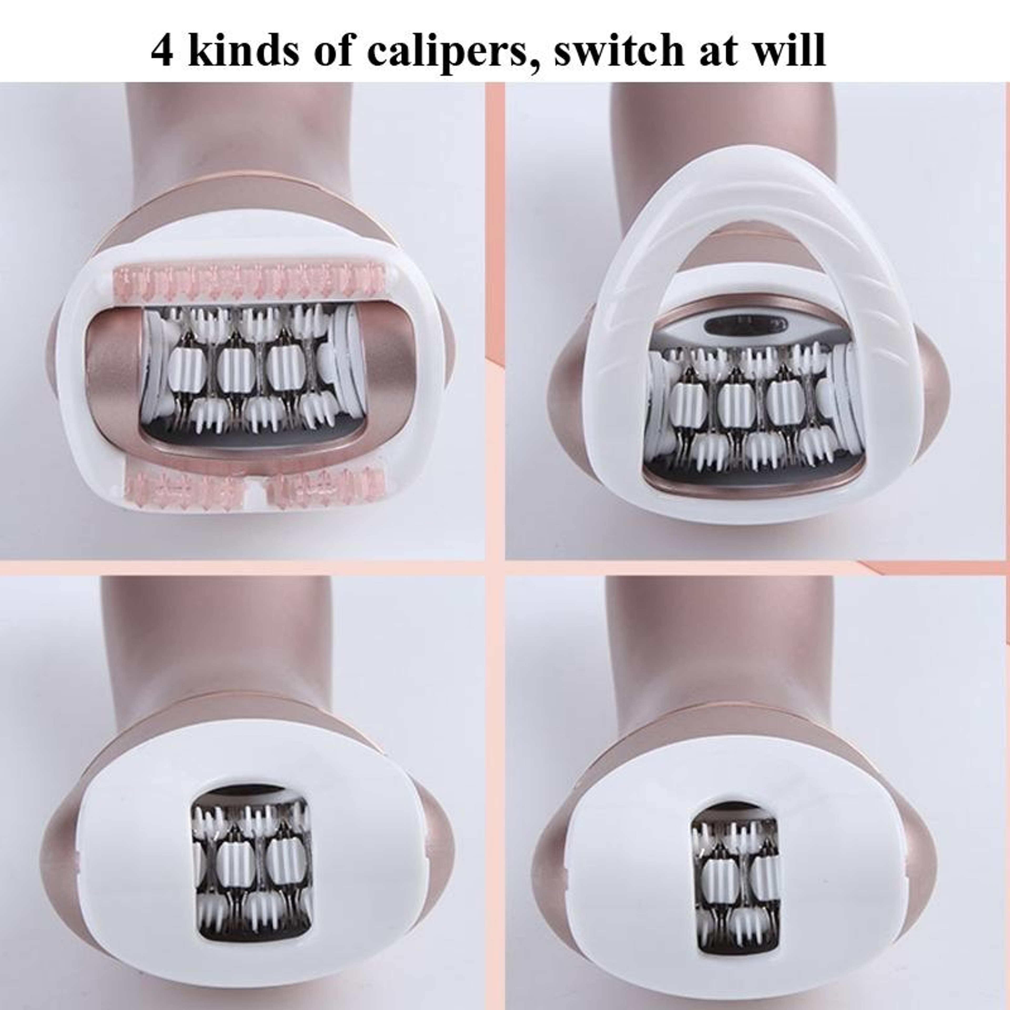 Suker 2 In 1 Electric Epilator  Womens Shaver Waterproof Hair Removal Device 3