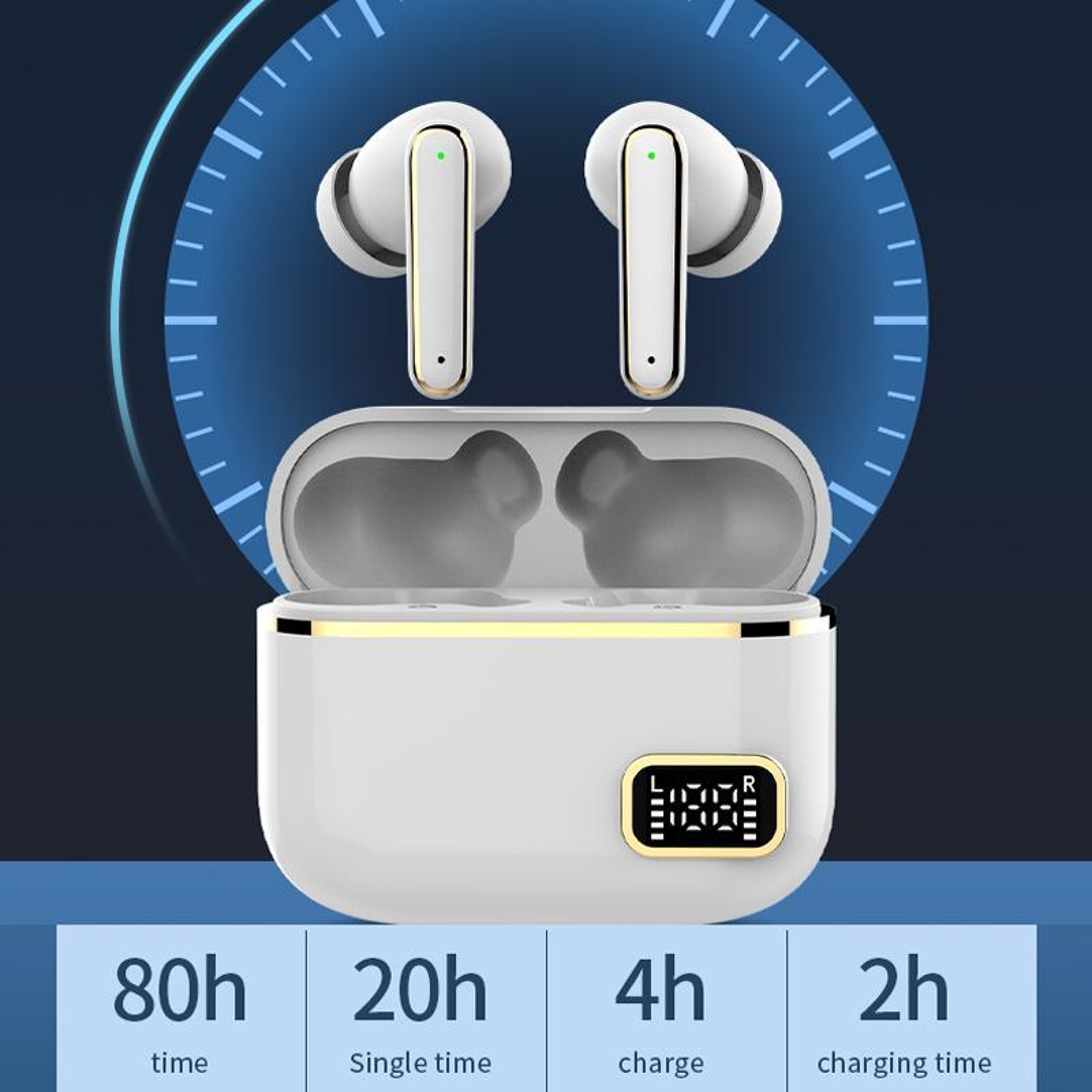 HearEase Pro Smart Touch Rechargeable Hearing Aid With Noise Reduction  Charging Case 7
