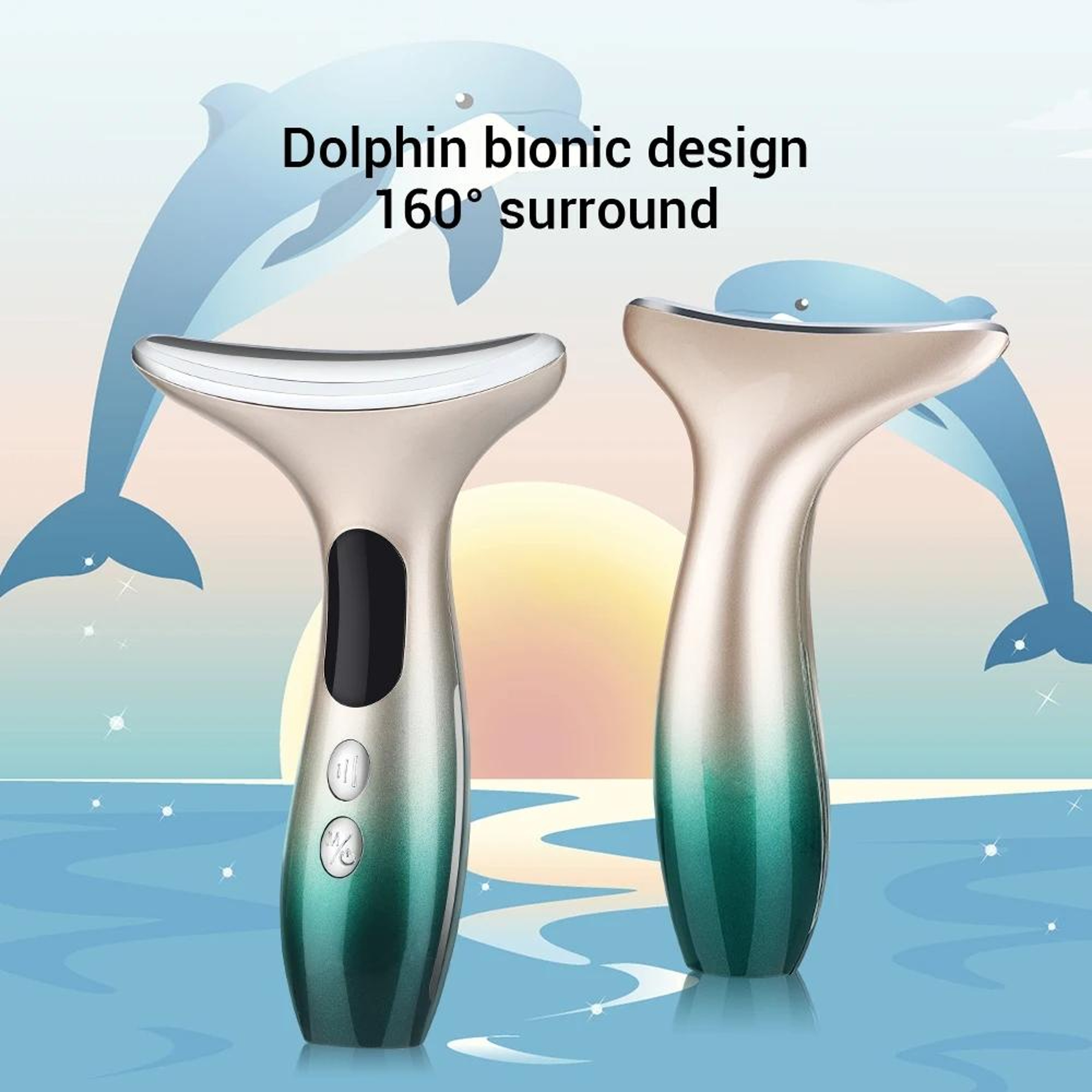 RadianceLift EMS Neck  Face Massager With LED Light Therapy And Heat Care 8
