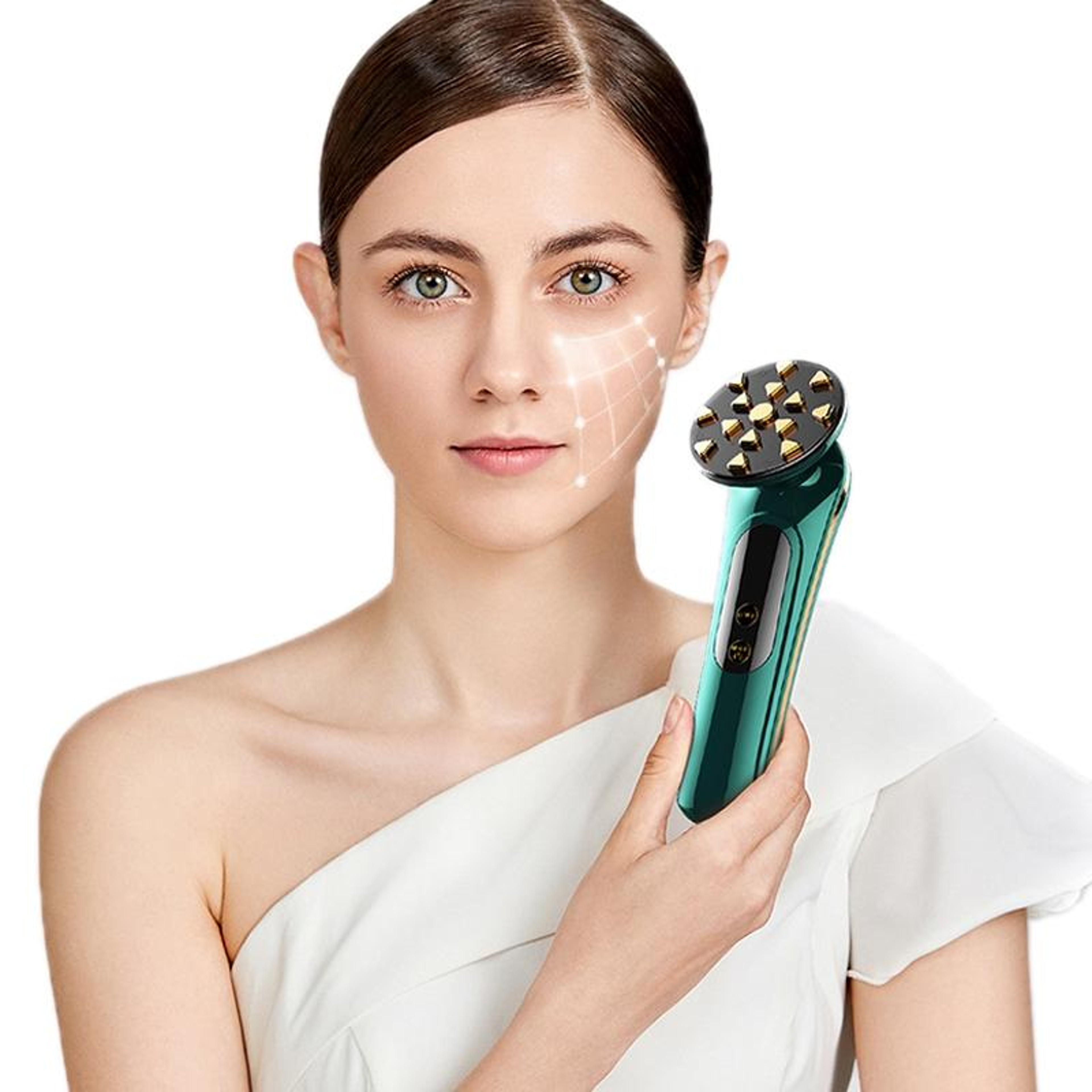 Beemyi RF Red Light Facial Massager For Skin Tightening And Deep Essence Absorption 0
