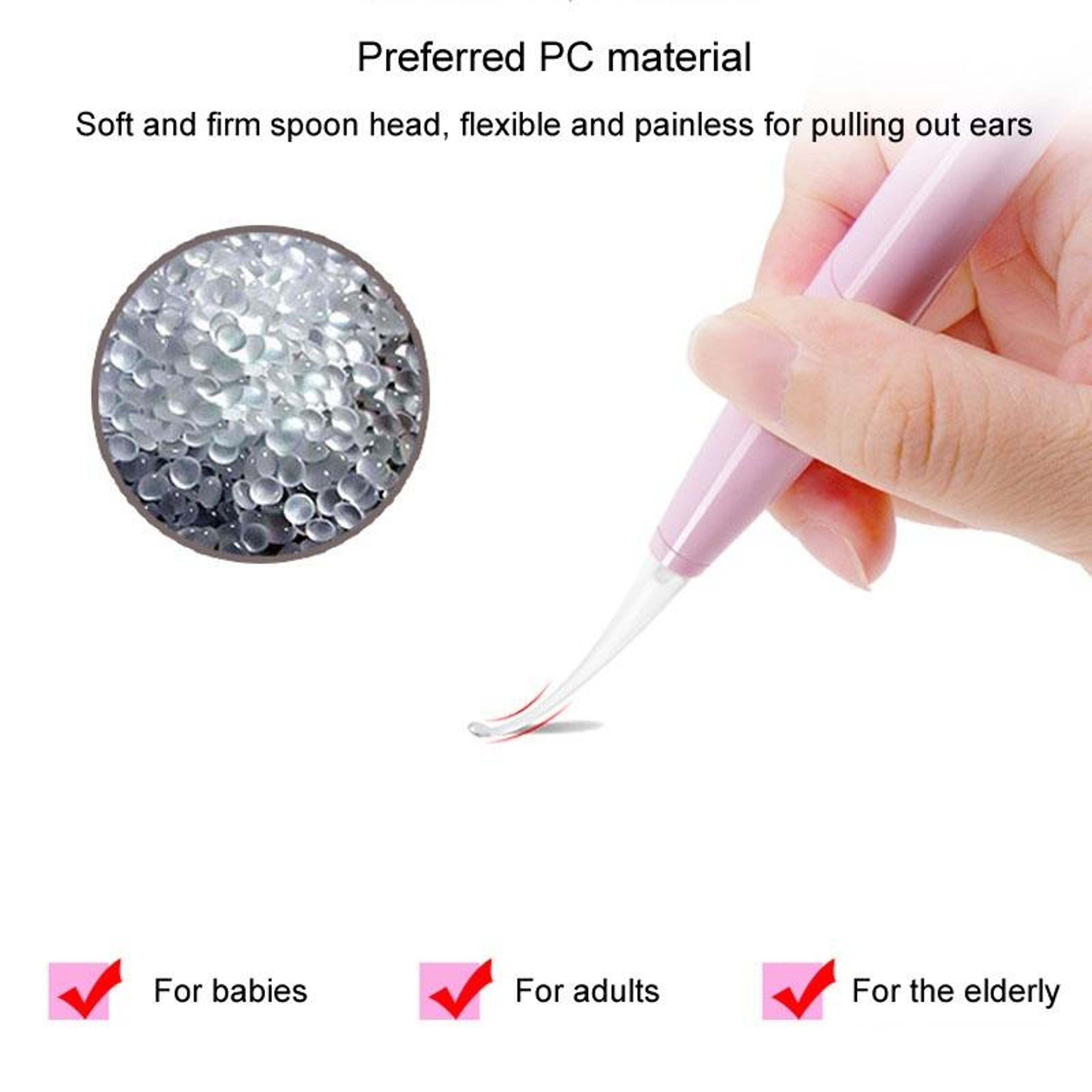 LED Light Ear Wax Cleaner For Kids  Babies Safe Illuminated Ear Cleaning Scoop 6