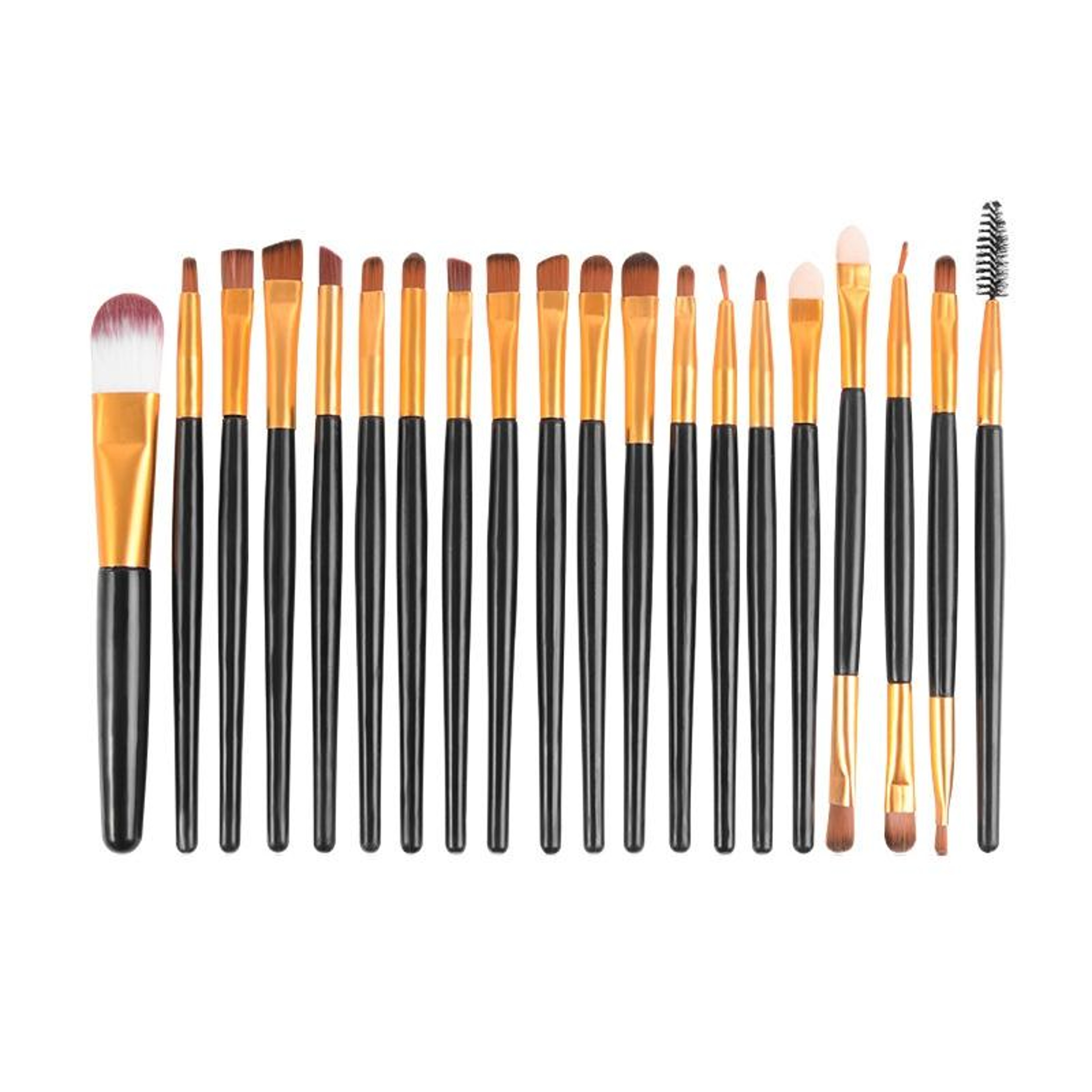 Makeup Brush Set With Wooden Handles  Soft Nylon Bristles For Flawless Beauty Application 4