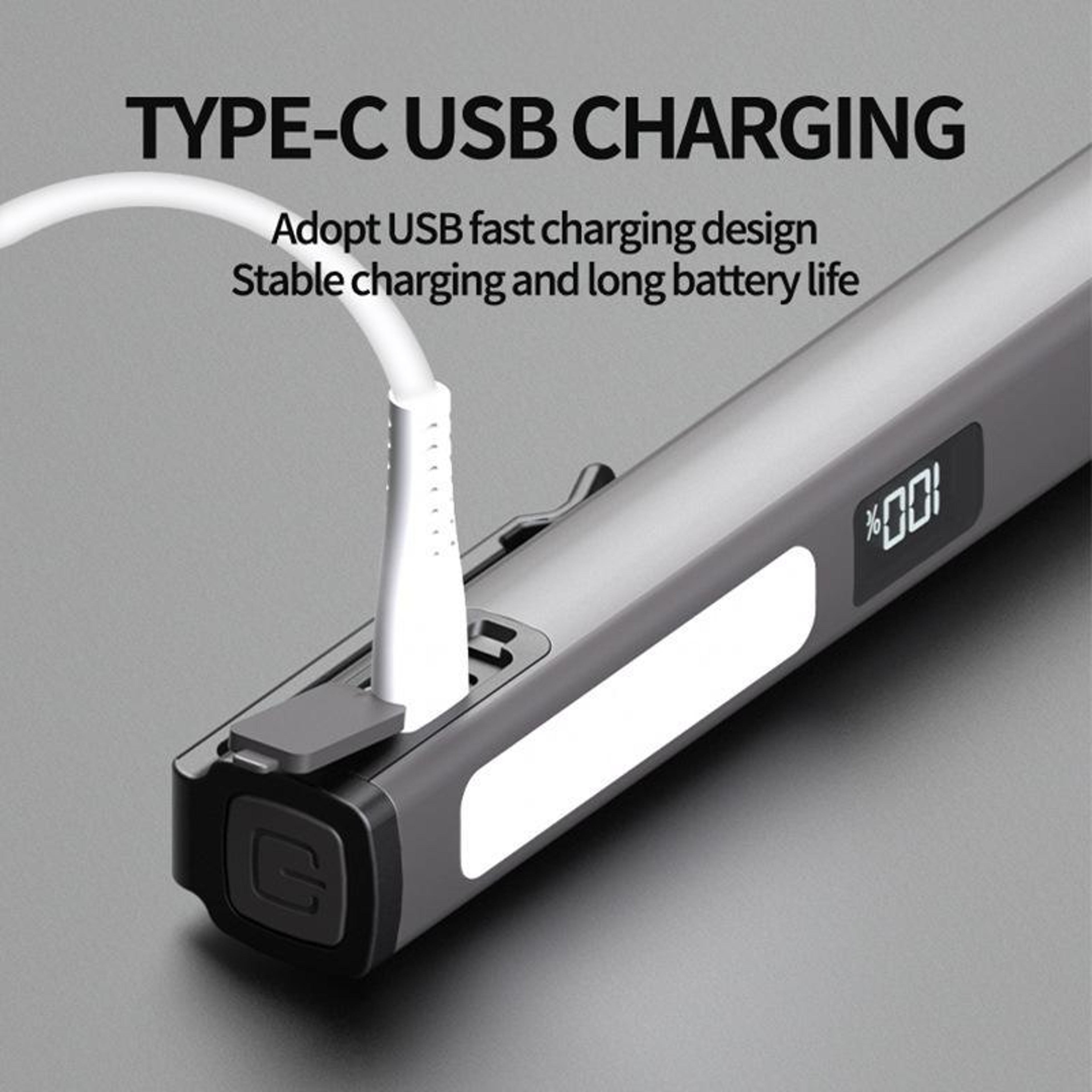 Magnetic COB LED Work Light Pen USB Rechargeable Flashlight For Auto Repair Camping  Emergency Use 8