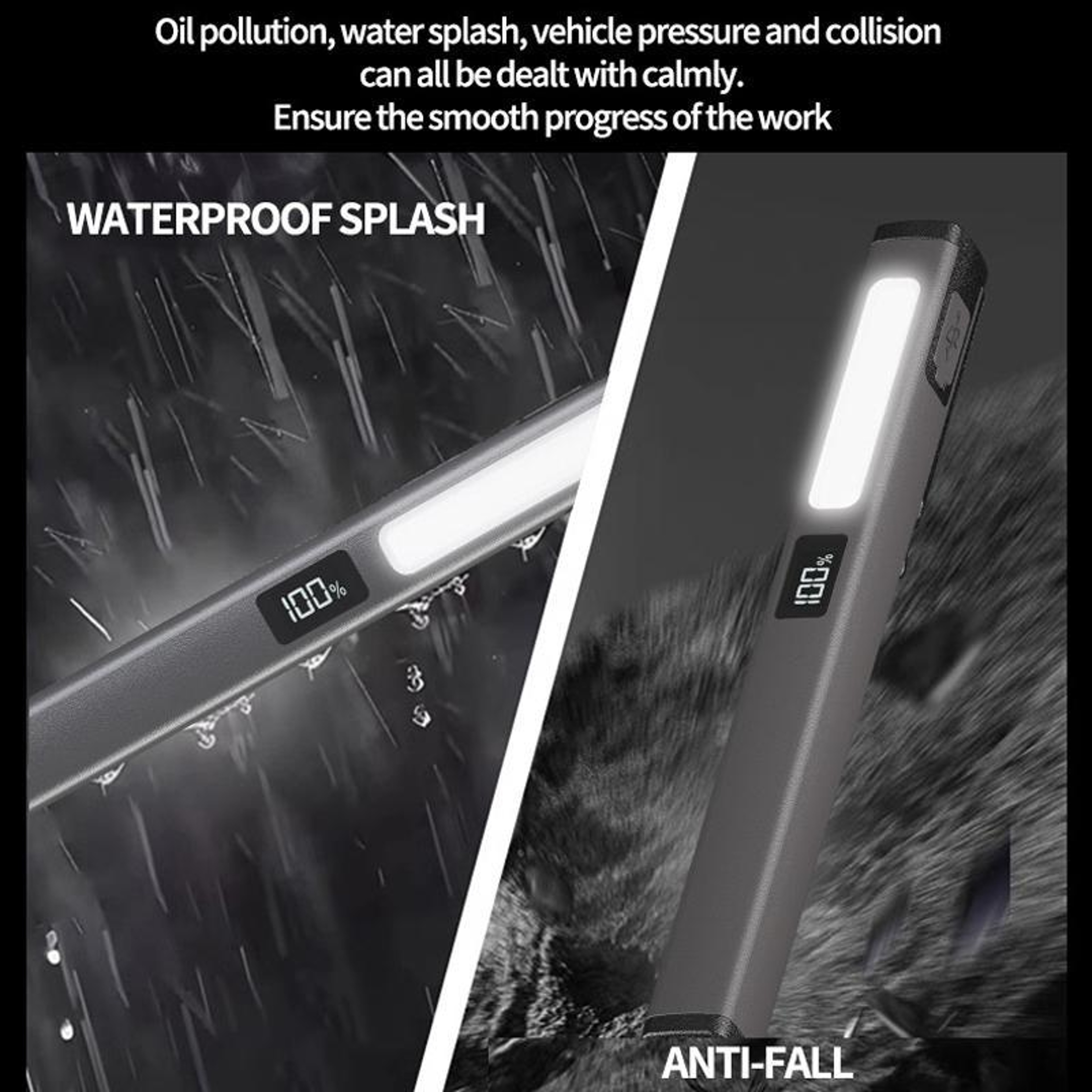 Magnetic COB LED Work Light Pen USB Rechargeable Flashlight For Auto Repair Camping  Emergency Use 9