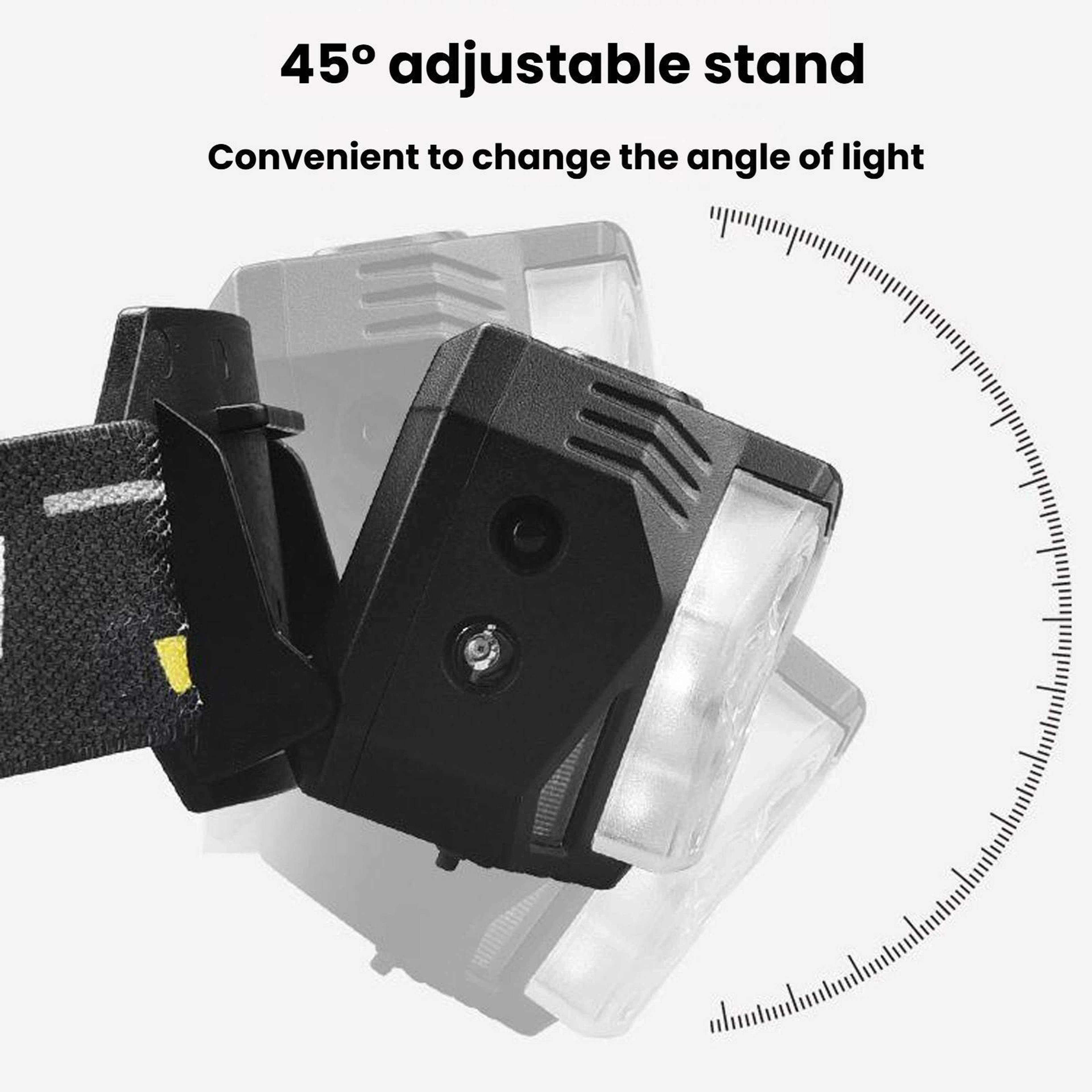 Smart Motion Sensor LED Headlamp Rechargeable Waterproof Head Torch For Camping Fishing  Night Work 10