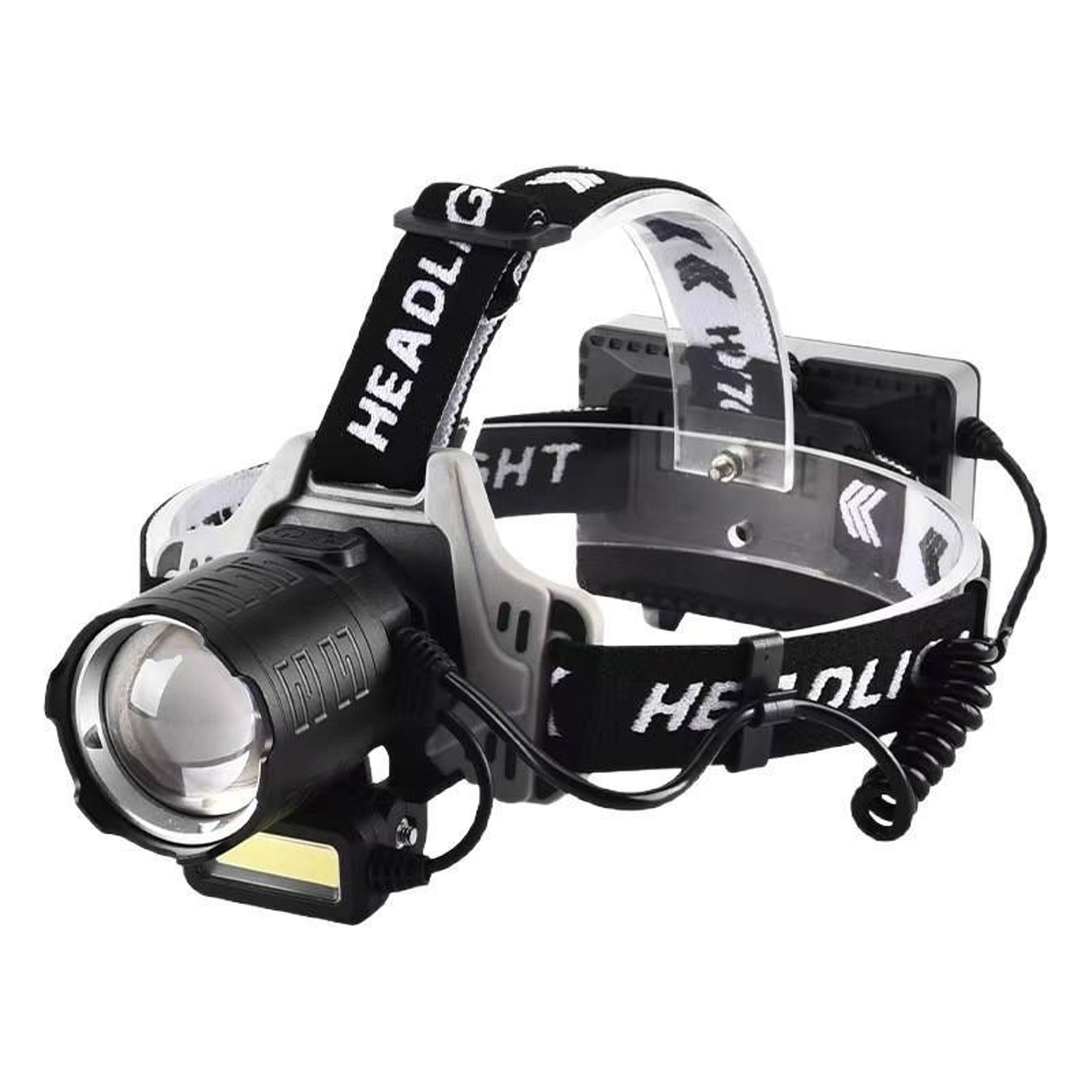 ZoomBeam Pro COB LED Headlamp With Motion Sensor Waterproof Long Range Headlight For Fishing  Campi 0