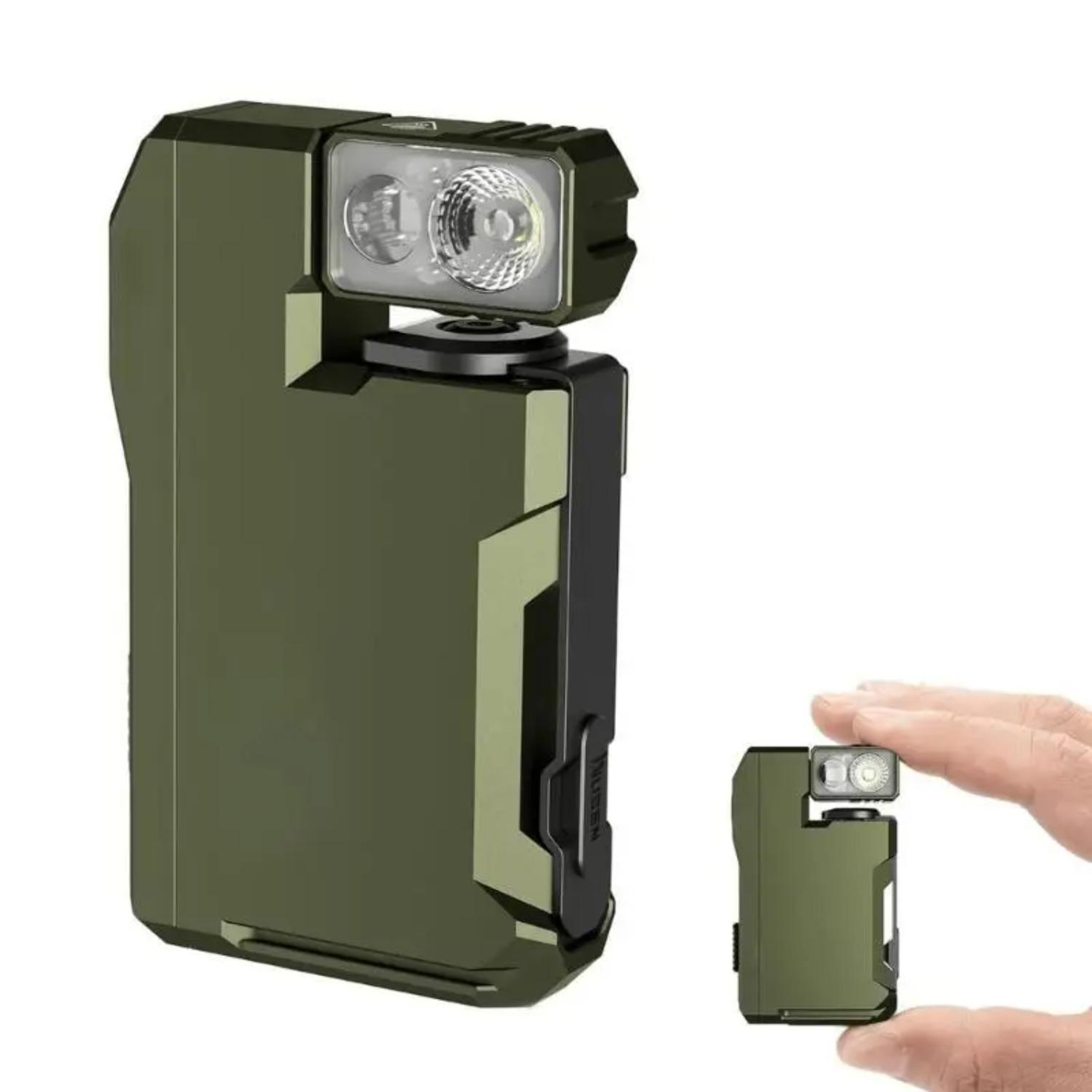 FlexBeam Rechargeable EDC Flashlight With Magnetic Base  180 Rotating Head 1