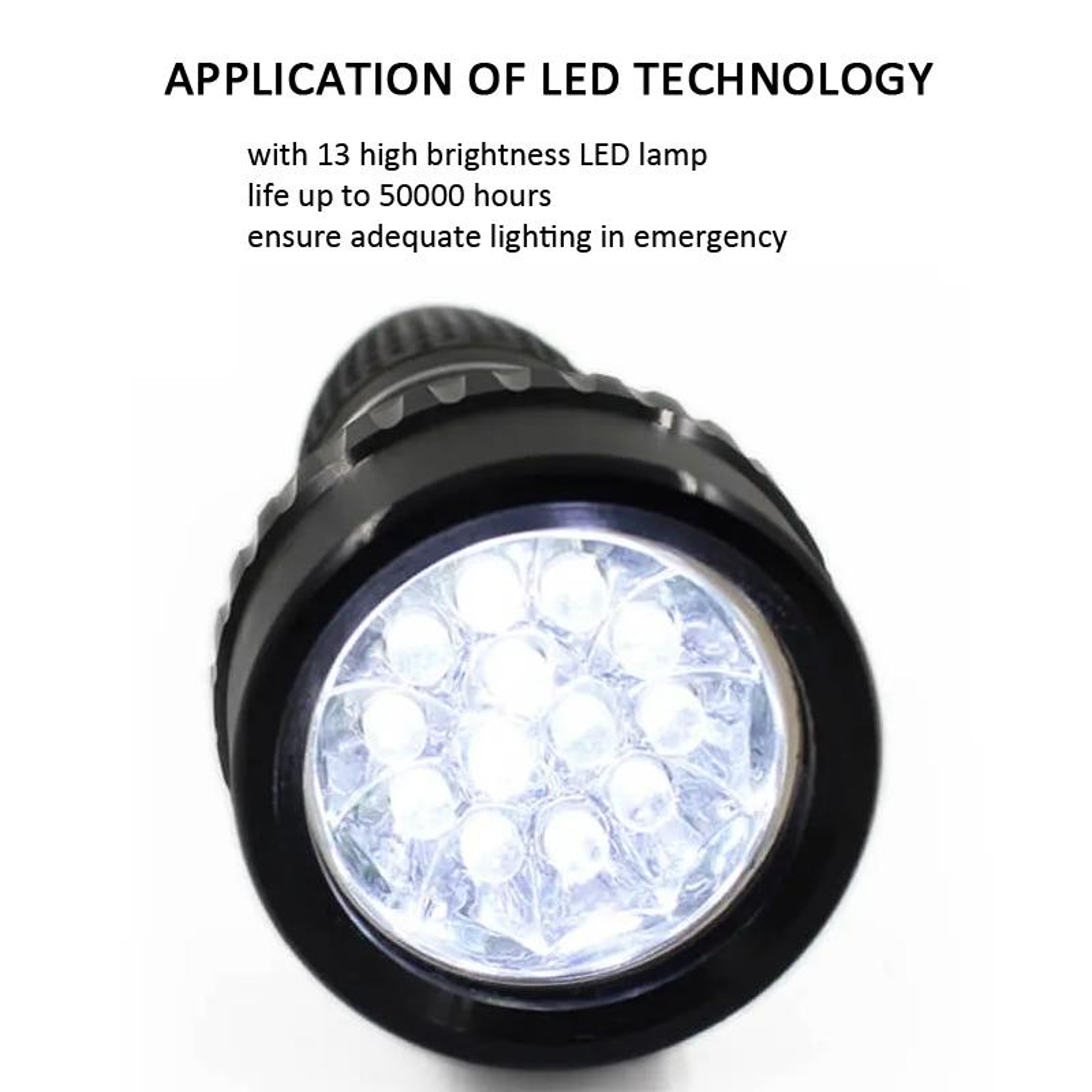 Wall Mount LED Emergency Flashlight With Auto On Sensor  Rechargeable Battery Option 5