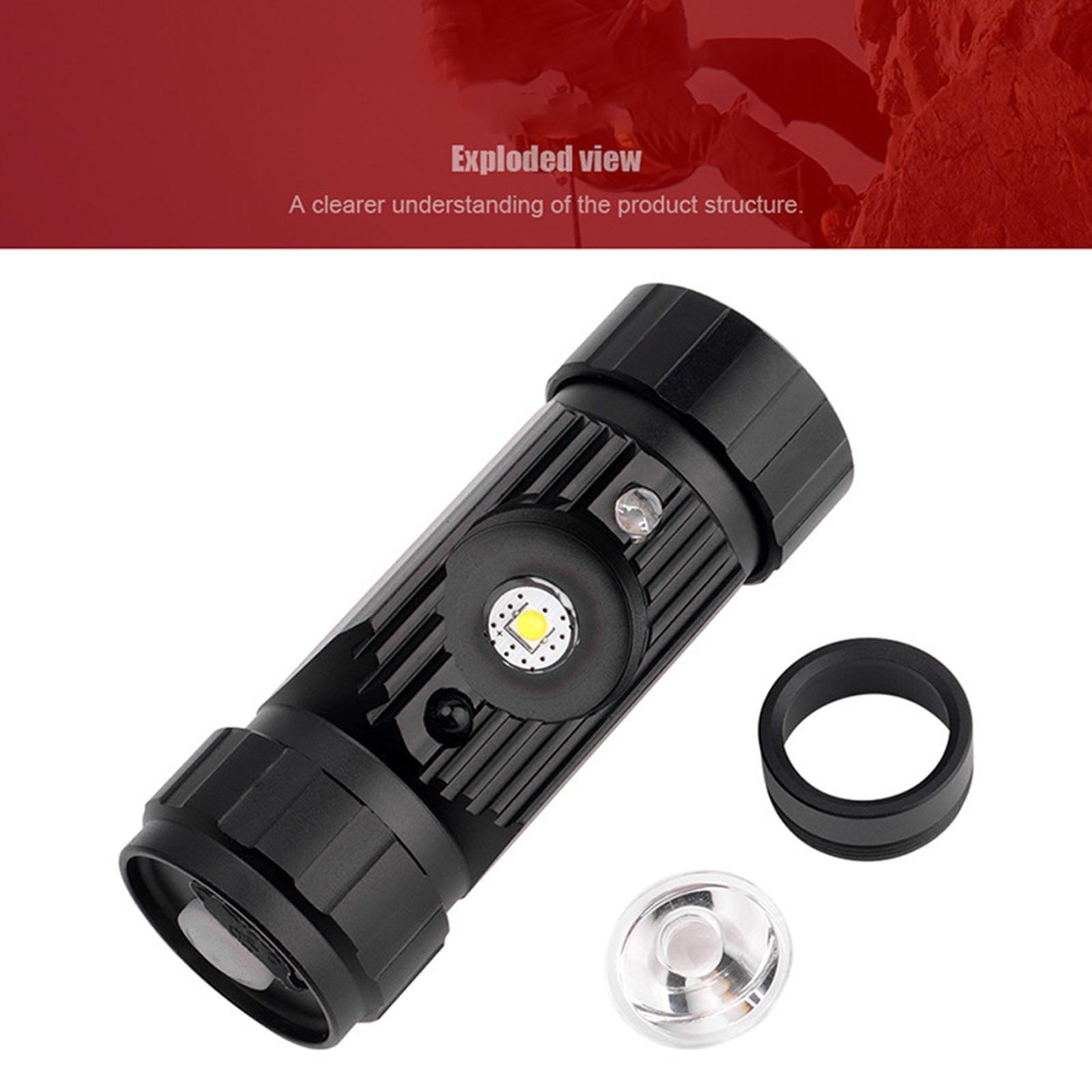 Motion Sensor LED Headlamp Rechargeable Waterproof Head Torch For Fishing Camping  Outdoor Work 5