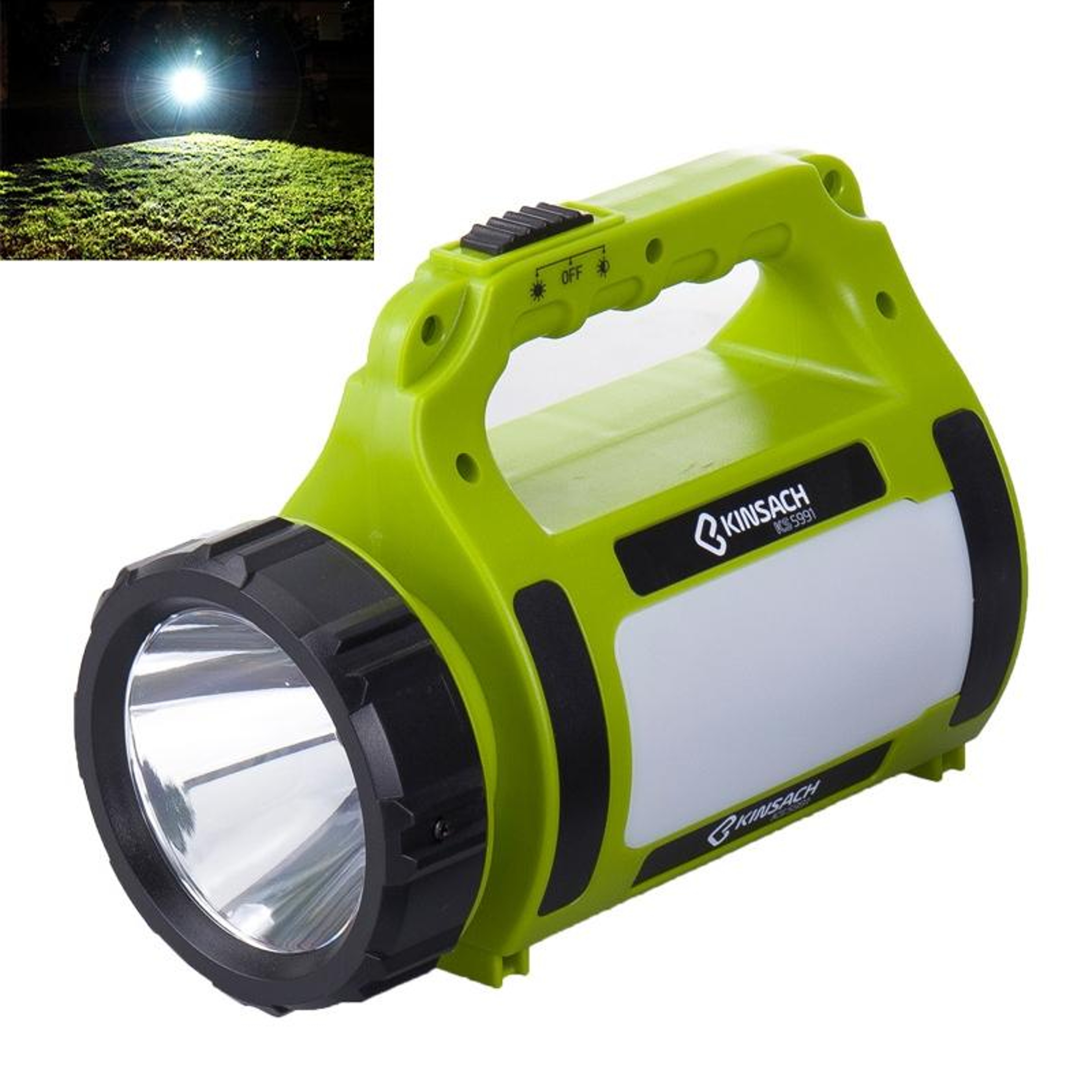 1000LM USB Rechargeable LED Searchlight Power Bank For Camping Emergencies  Outdoor Adventures 5
