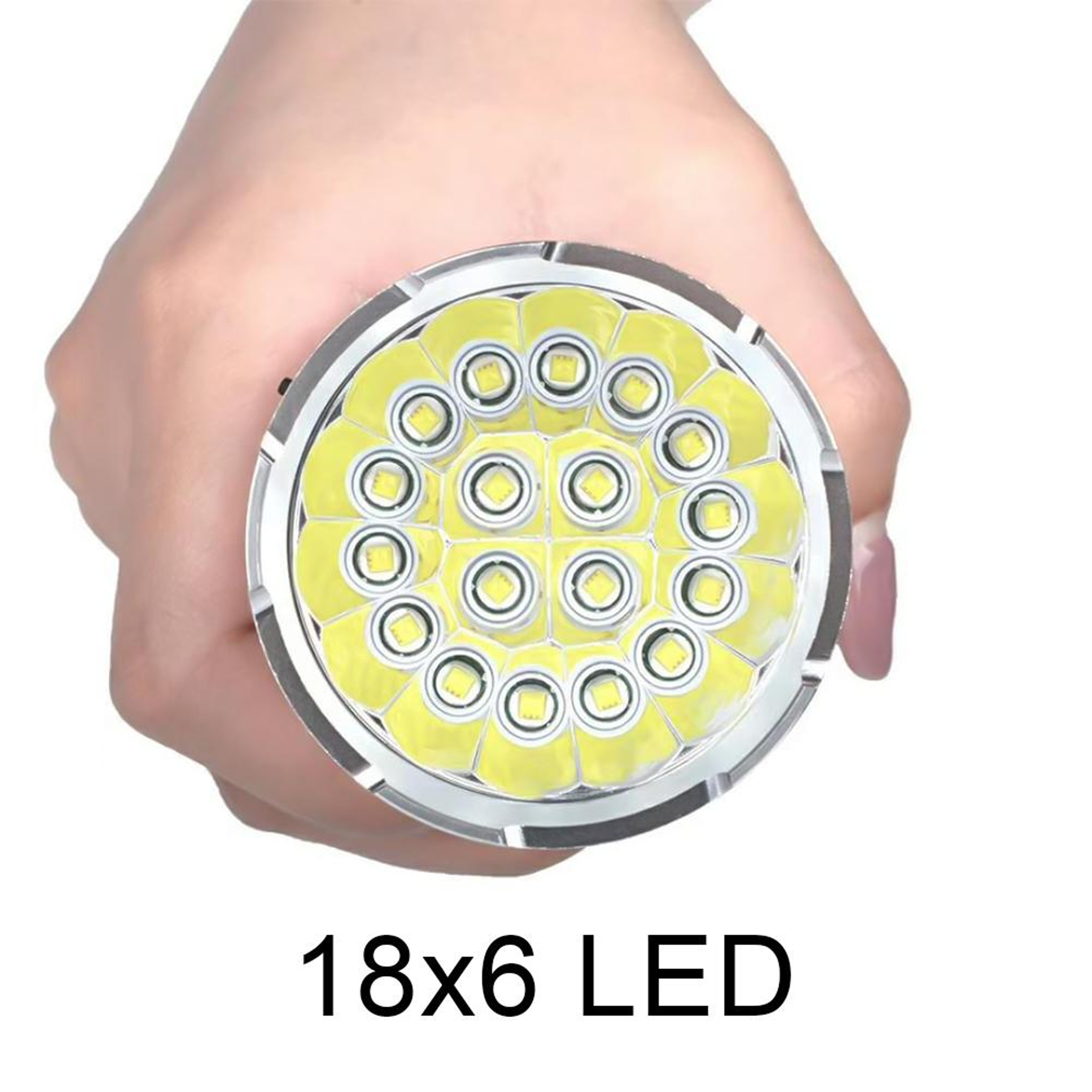 K18MAX 5400lm High Power LED Flashlight USB Rechargeable Torch 4
