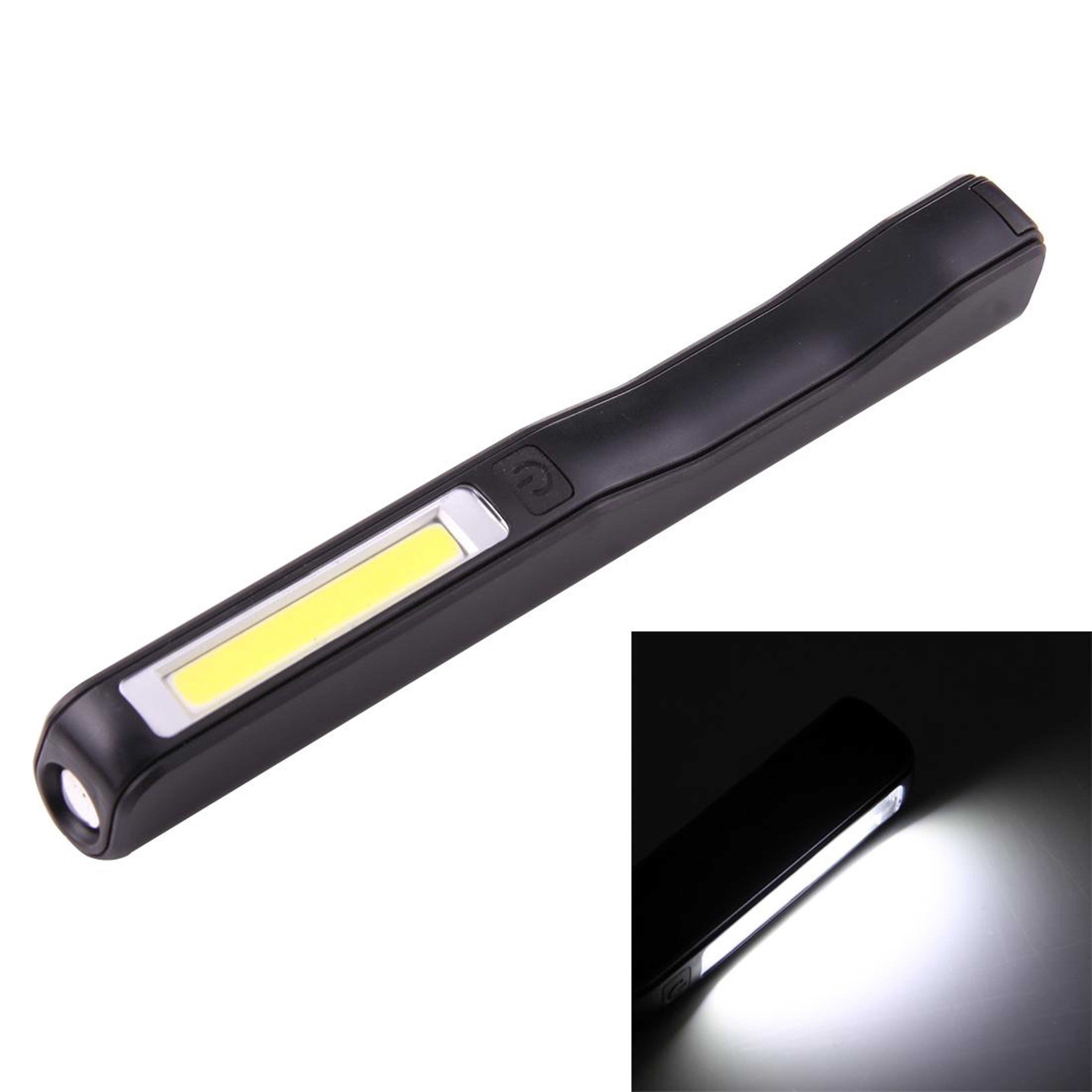 Magnetic LED Work Light Rechargeable Pen Flashlight With COB Inspection Beam 2