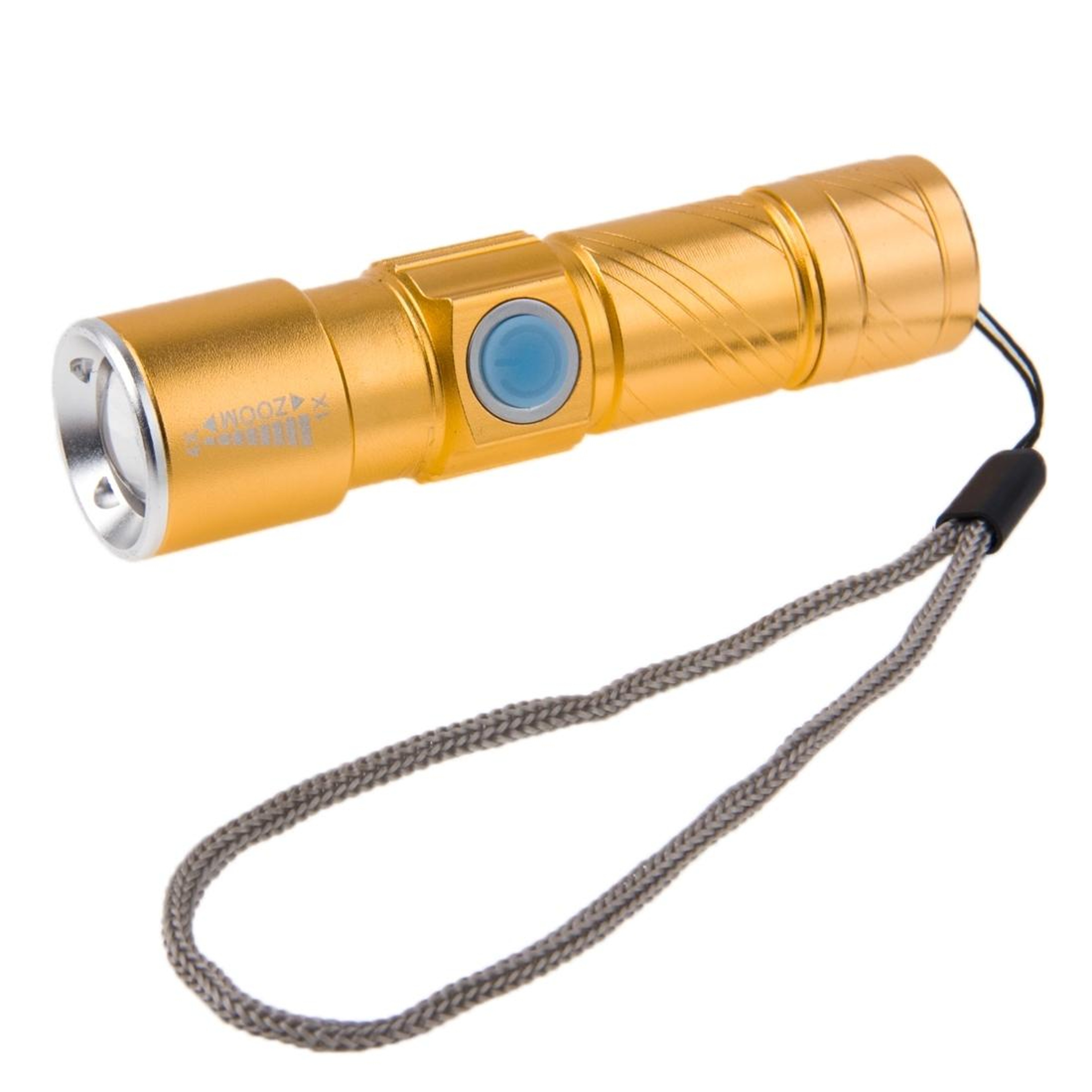Premium Compact LED Zoom Flashlight White Light Tactical Torch For Outdoor Cycling  Emergency 0