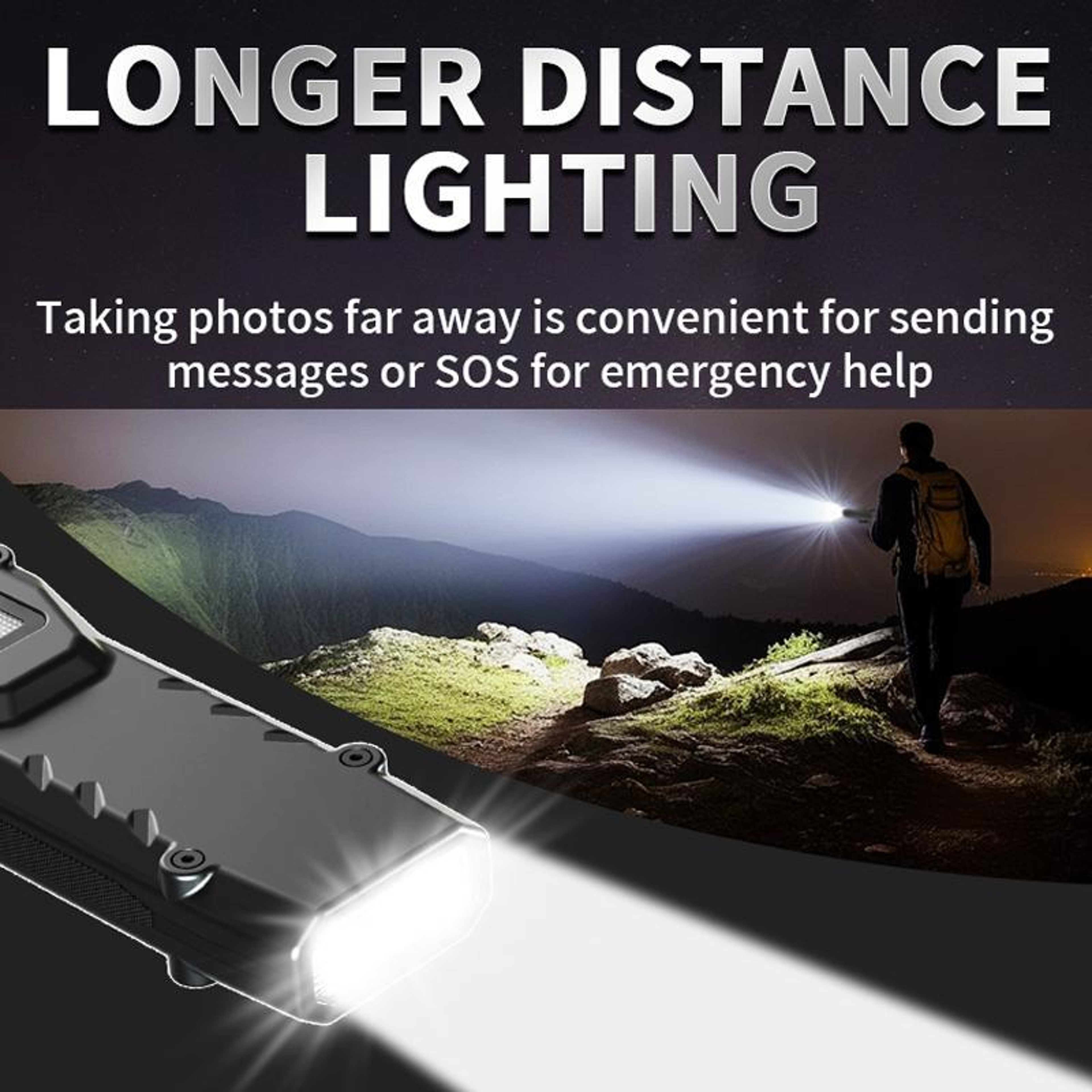 Outdoor Rechargeable Mini Tactical EDC Flashlight With Pen Clip  Multi Mode LED 1