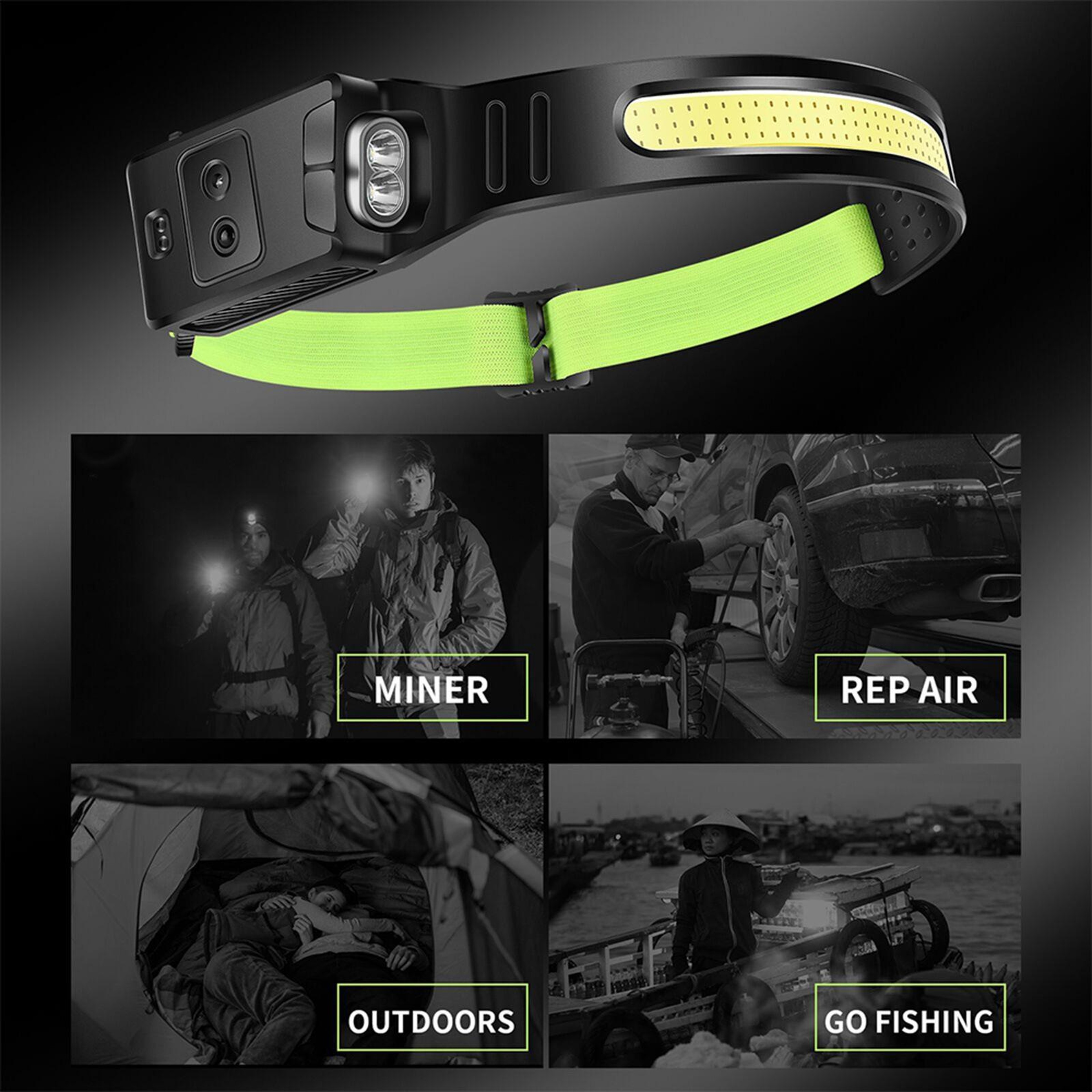 ProActive Ultra Bright Running  Cycling Head Torch Waterproof LED Sensor Headlight 3
