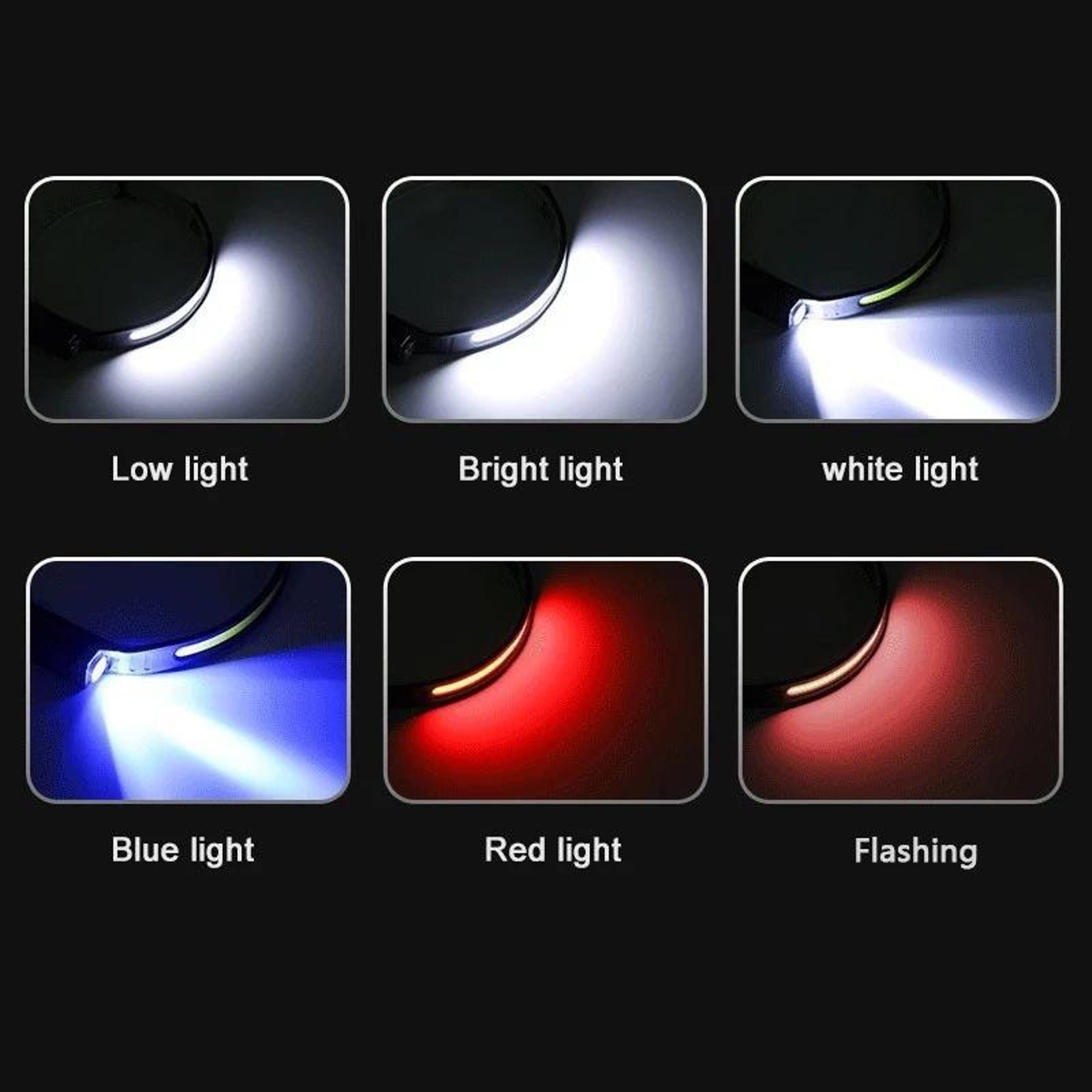 ProActive Ultra Bright Running  Cycling Head Torch Waterproof LED Sensor Headlight 10