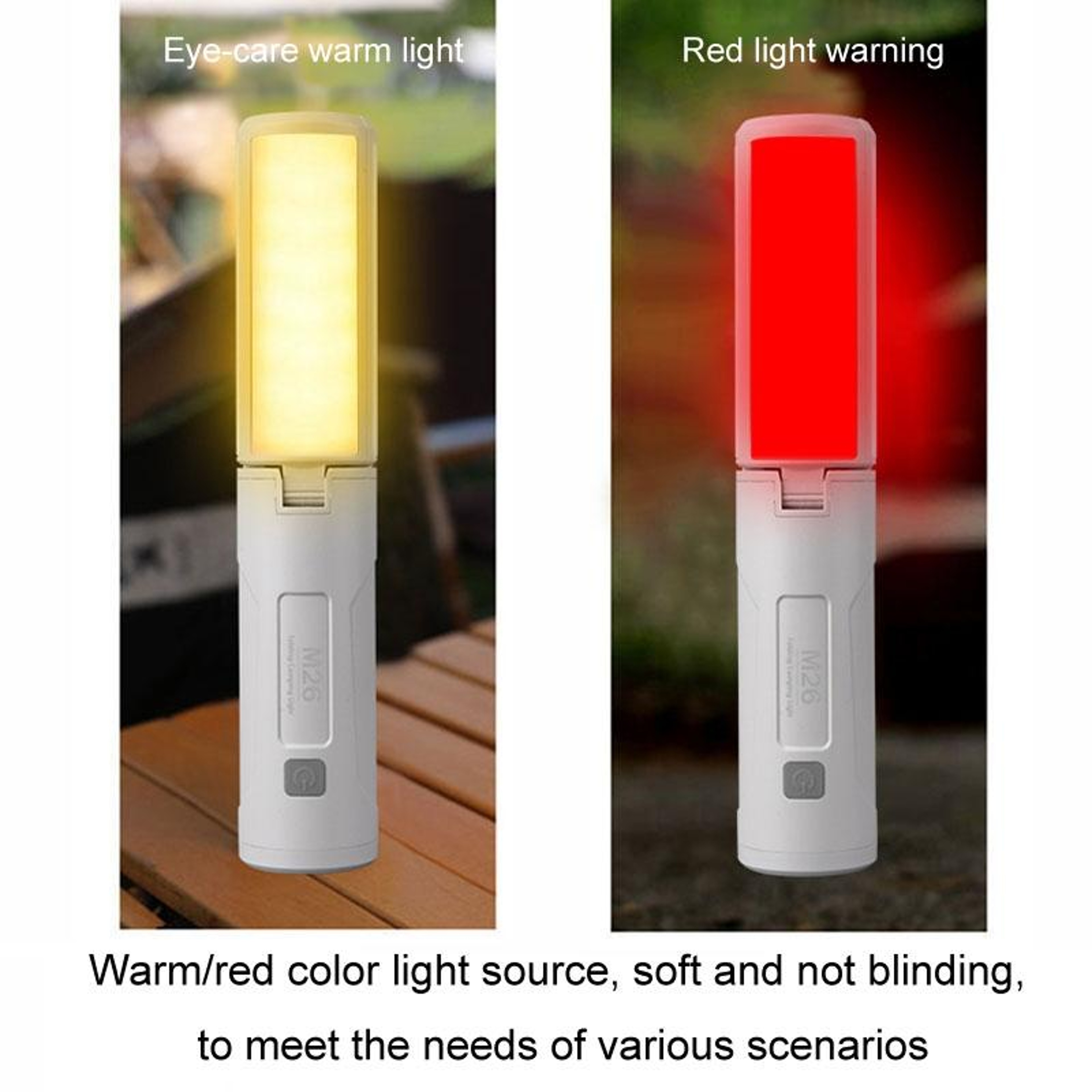 3500mAh Foldable Handheld Camping Light With Triple Leaf Hook Flashlight 10