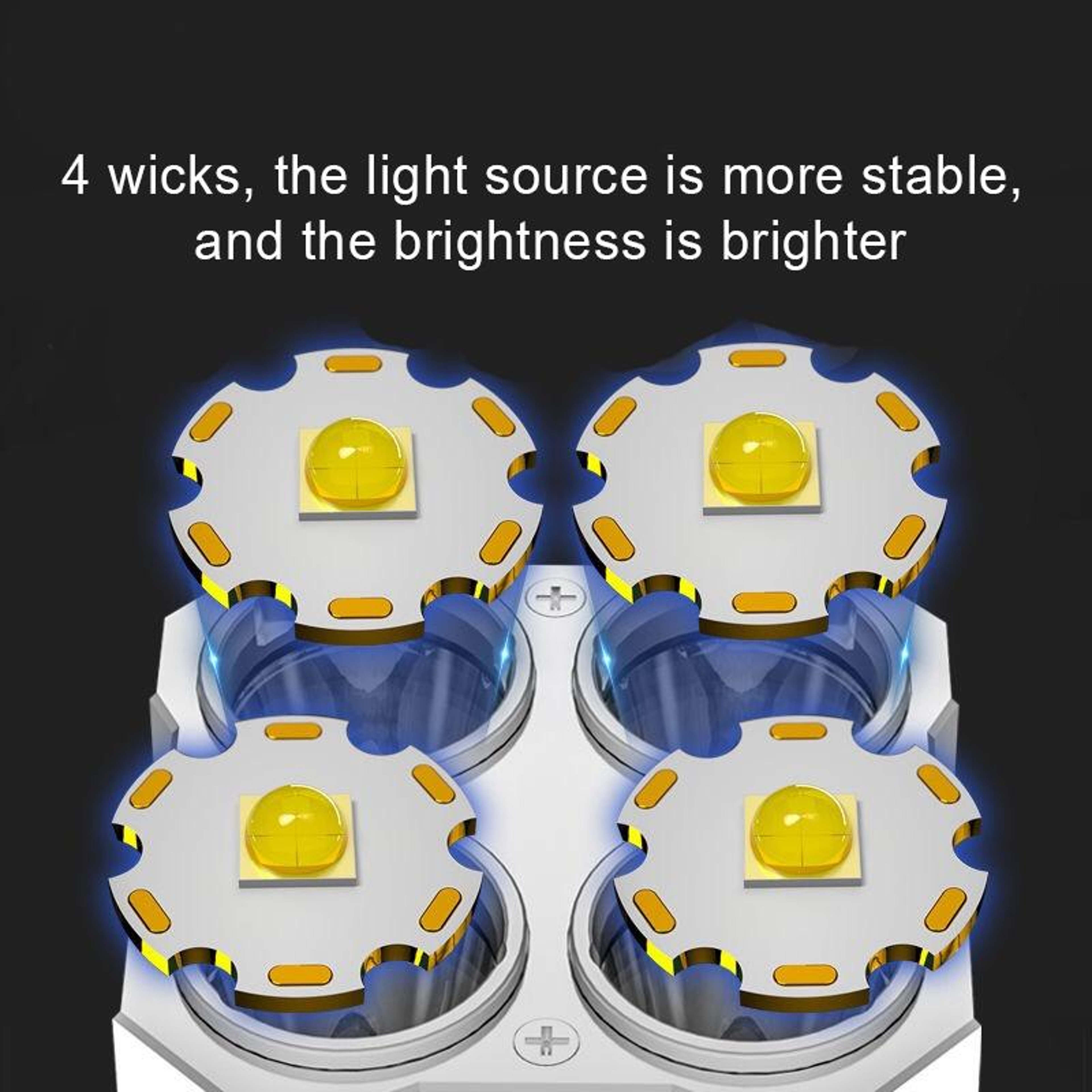 S03 USB Rechargeable Flashlight With COB Work Light And 200m Long Range Beam 6