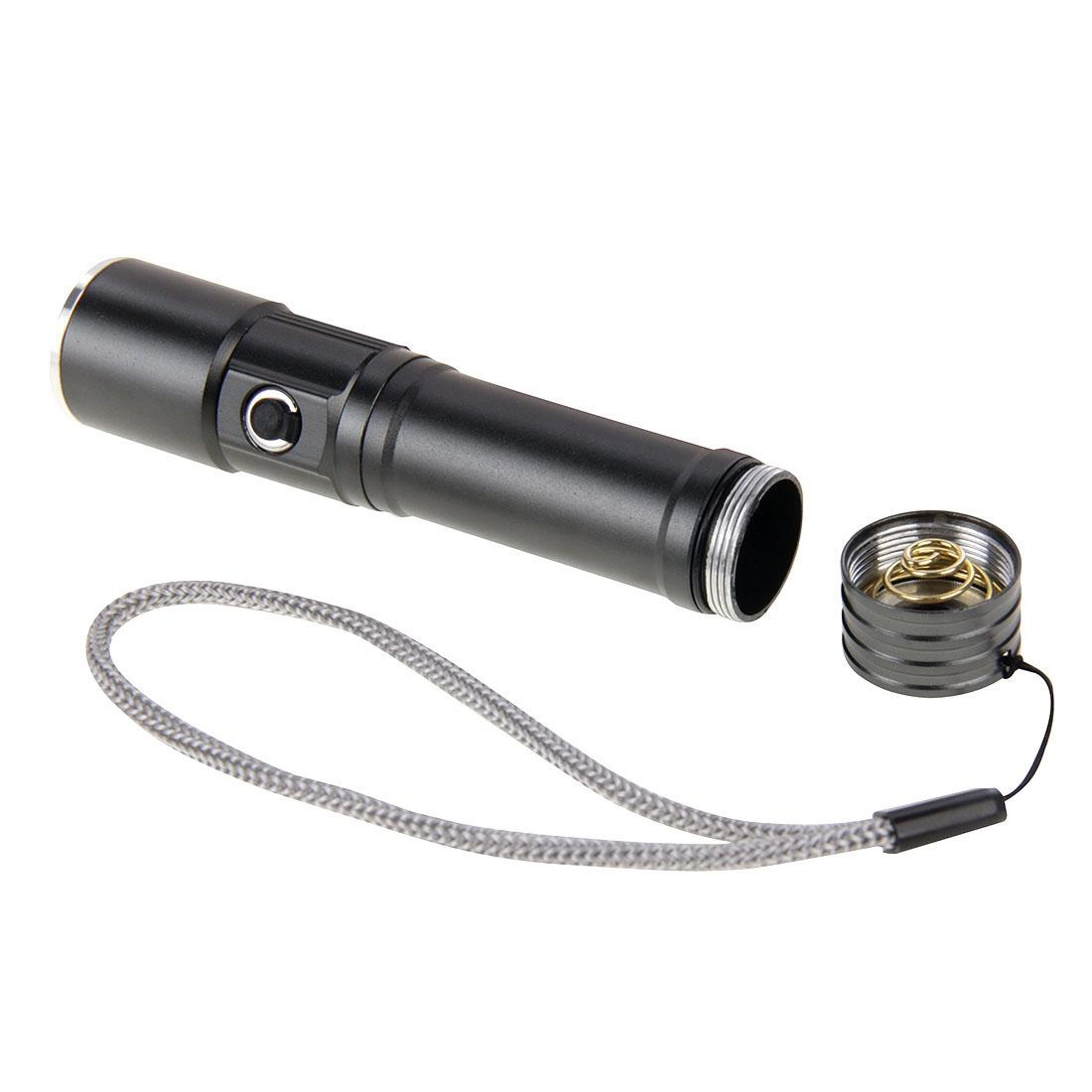 Rechargeable Dimmable White LED Flashlight With Magnetic Base 5