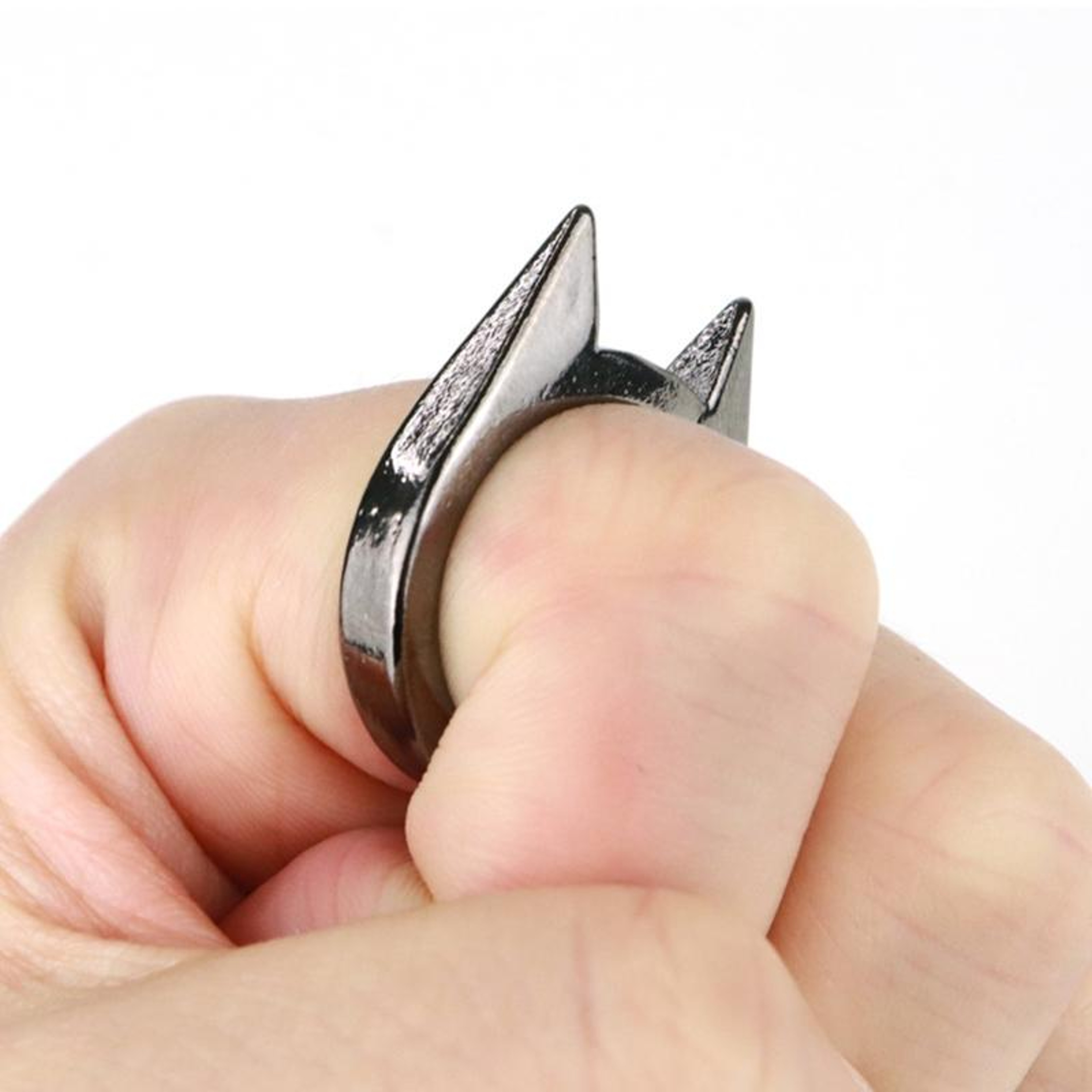 TitanGuard Stainless Steel Self Defense Ring For Everyday Safety  Survival 6