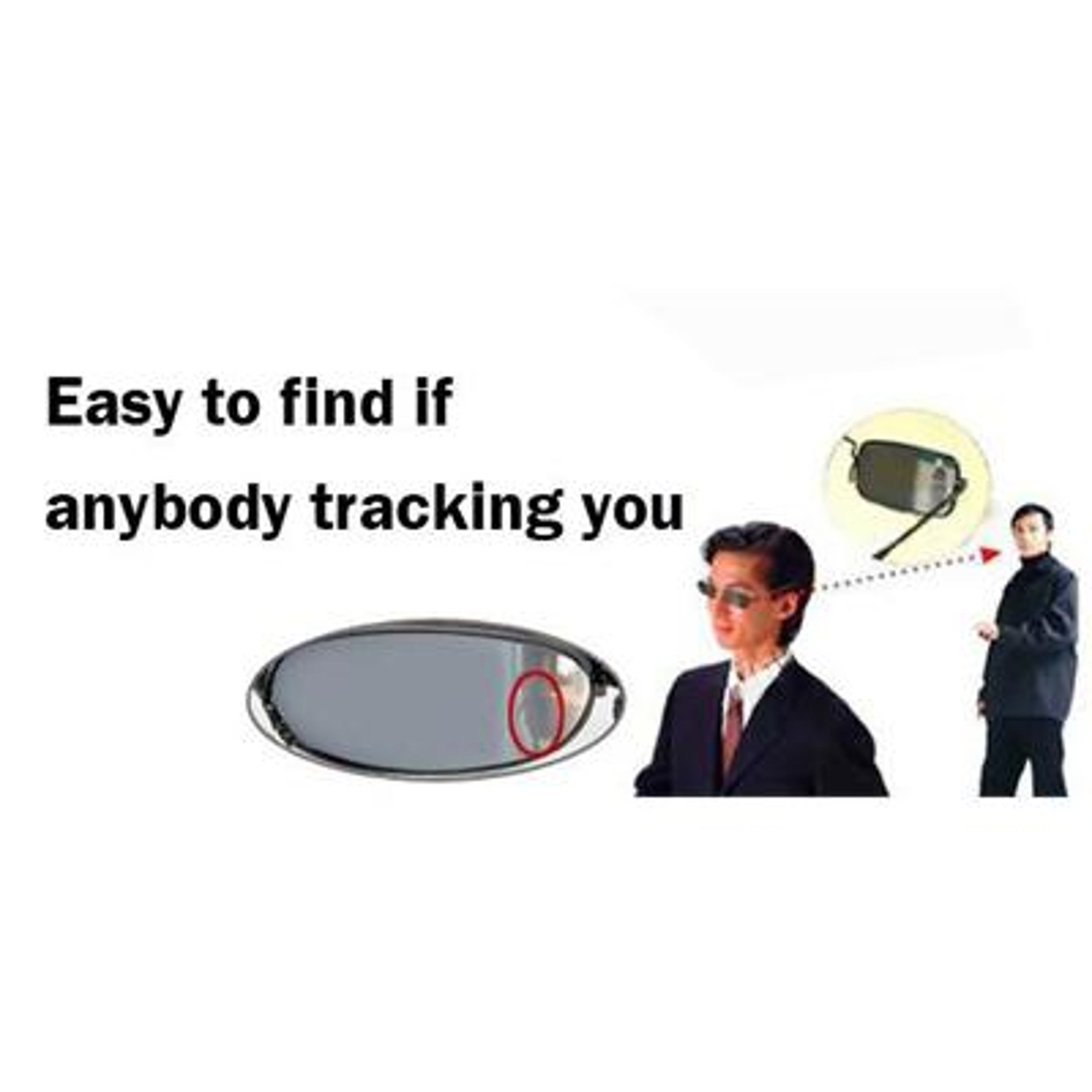 Advanced Reflex Side Mirror Anti Tracking UV Protection Sunglasses With Protective Case 4