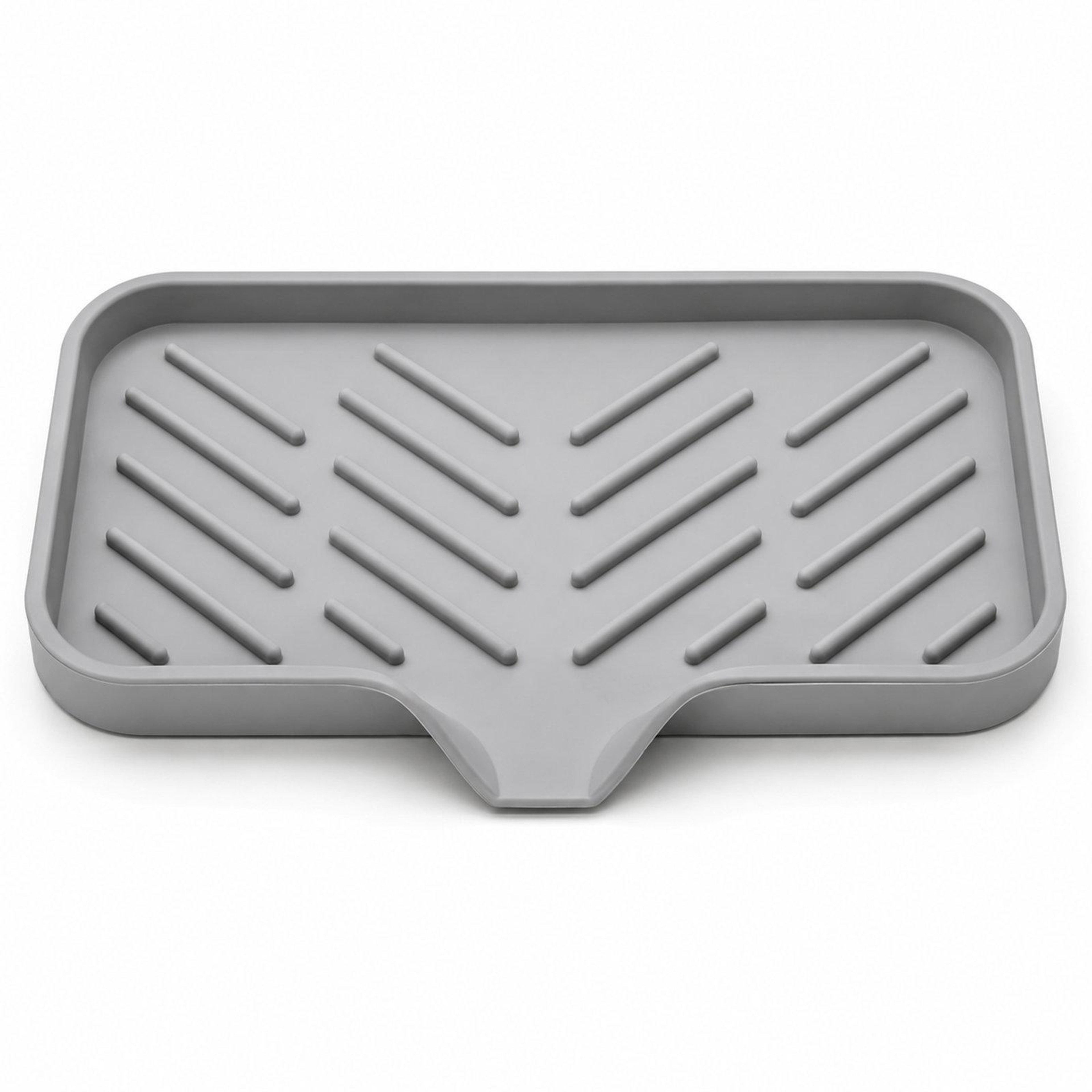 Large Self Draining Silicone Sink Tray  Kitchen Sponge Holder 6