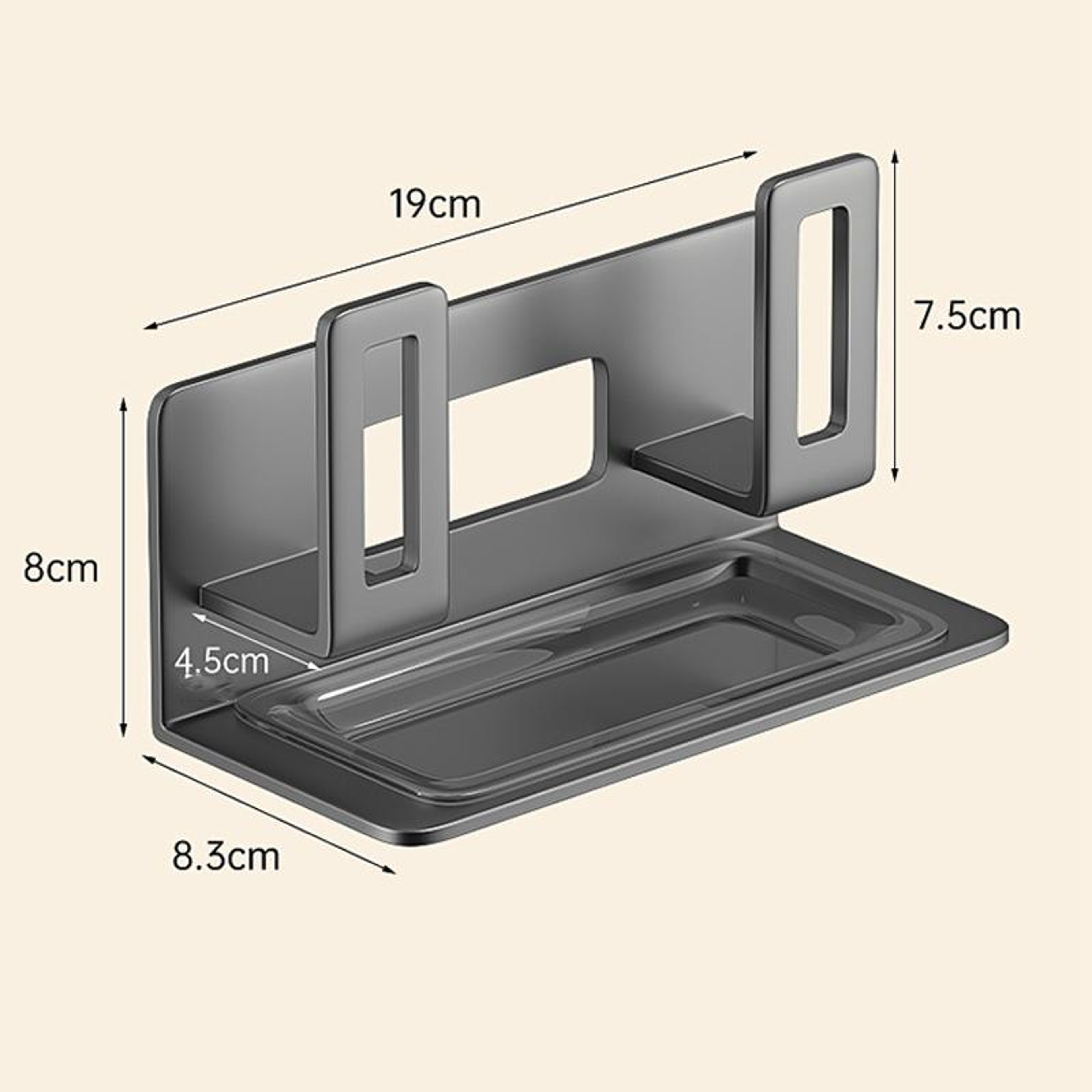 Premium Wall Mounted Kitchen Organizer For Pot Lids  Cutting Boards 4