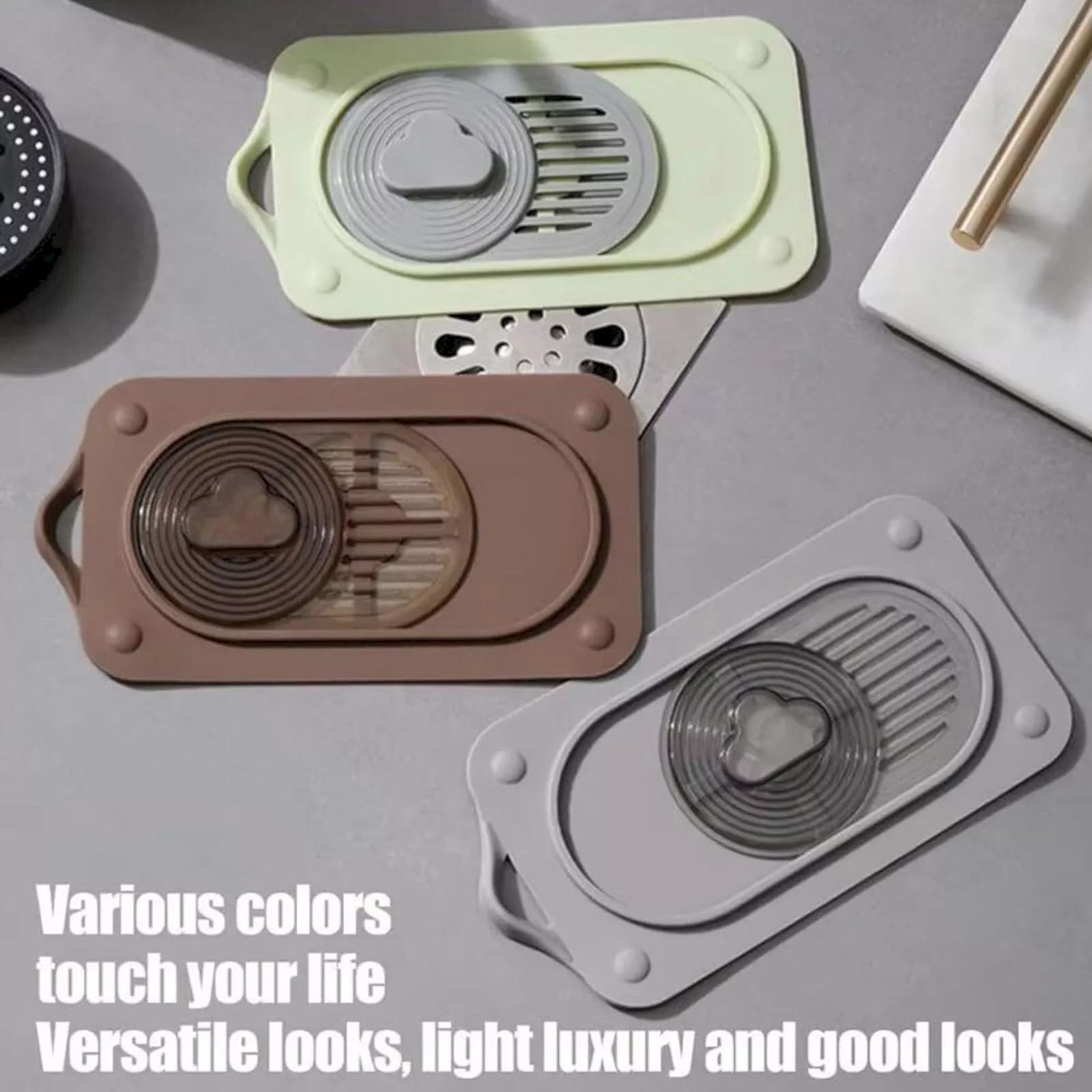 Premium Sliding Floor Drain Cover  Sink Strainer Filter For Bathroom  Kitchen 2