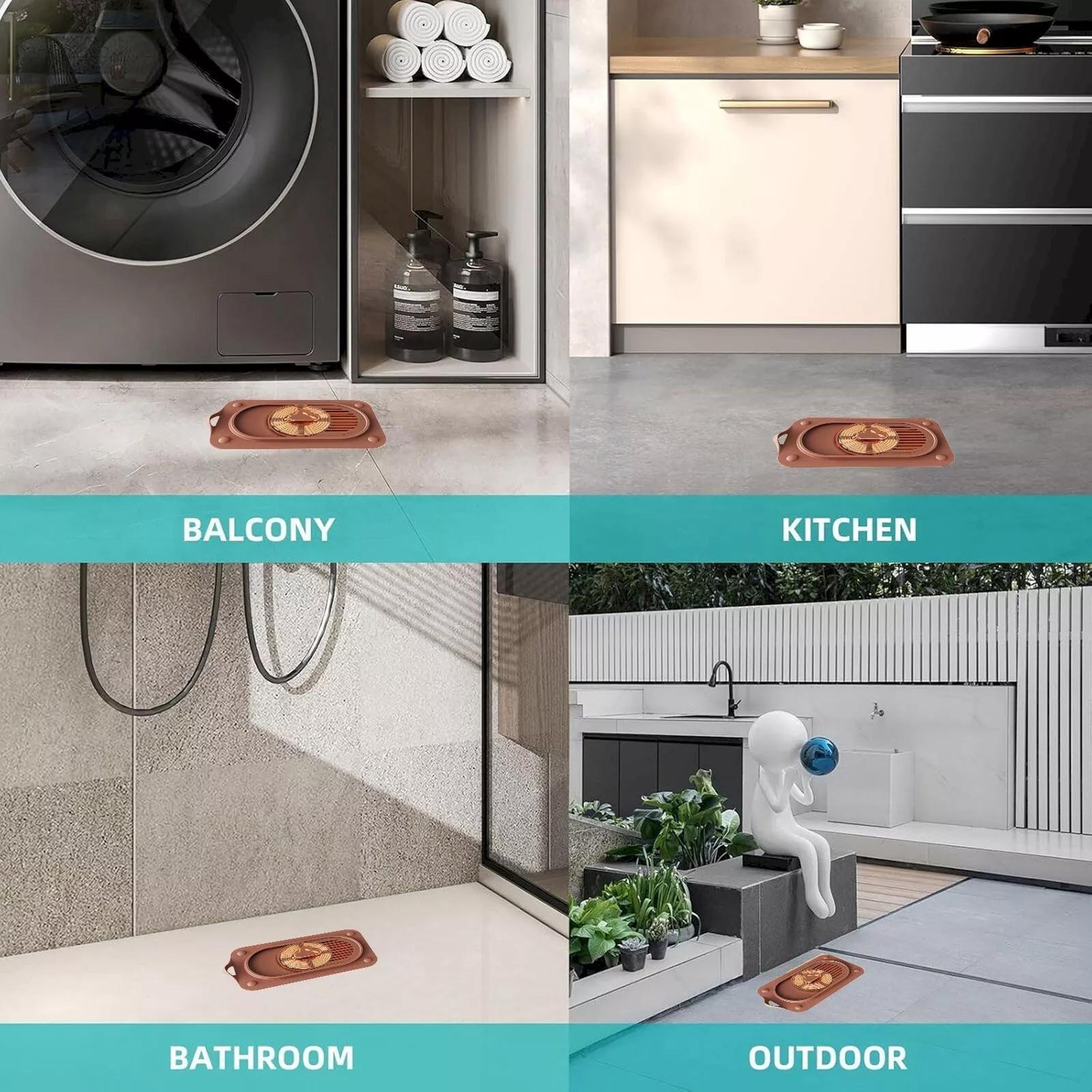 Premium Sliding Floor Drain Cover  Sink Strainer Filter For Bathroom  Kitchen 7