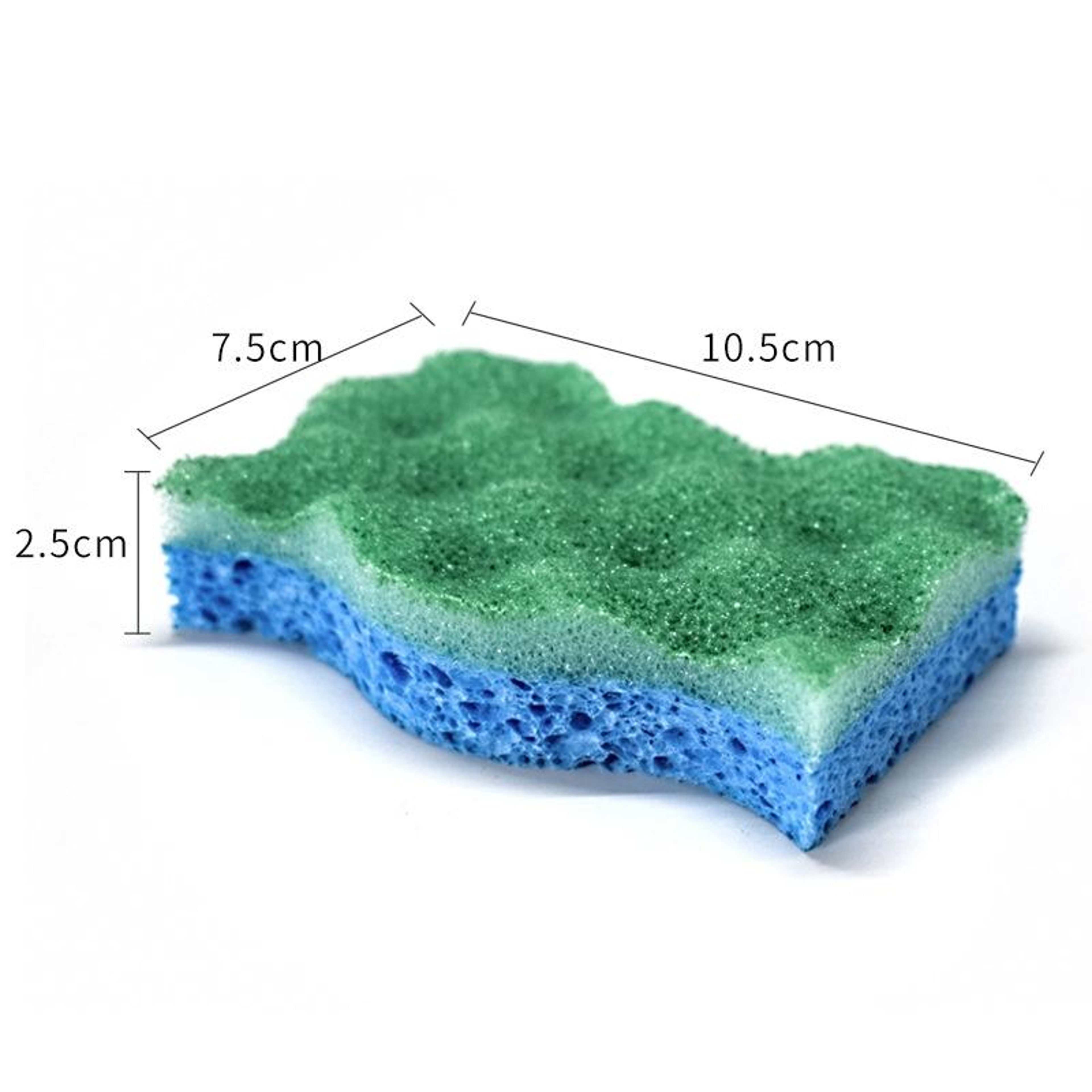 Quick Dry Kitchen Scrubbing Sponge Set Non Scratch Scouring Pads For Dishes  Cookware 2