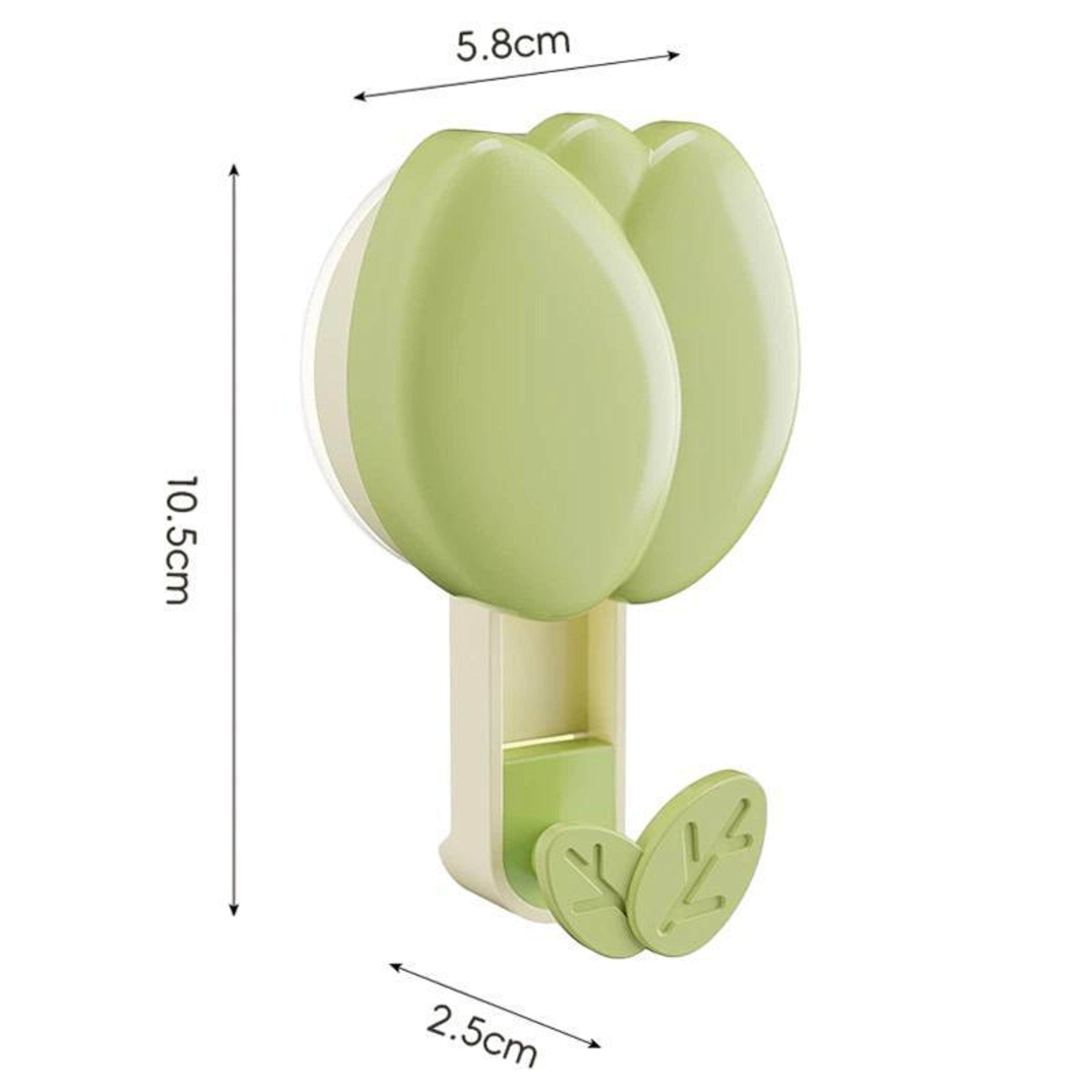 FlowerGrip No Drill Suction Towel Hook Rack For Bathroom  Kitchen Storage 10