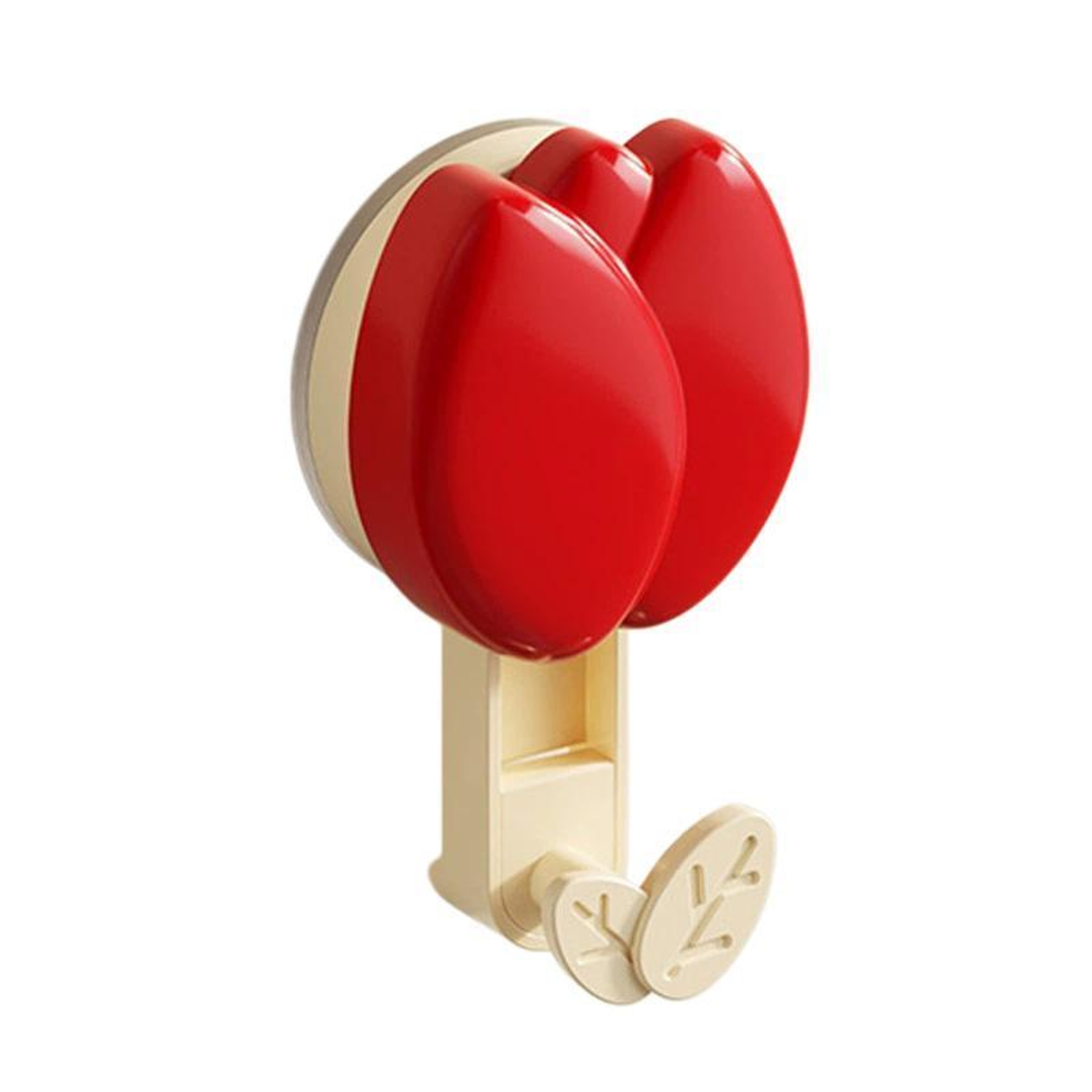 FlowerGrip No Drill Suction Towel Hook Rack For Bathroom  Kitchen Storage 5