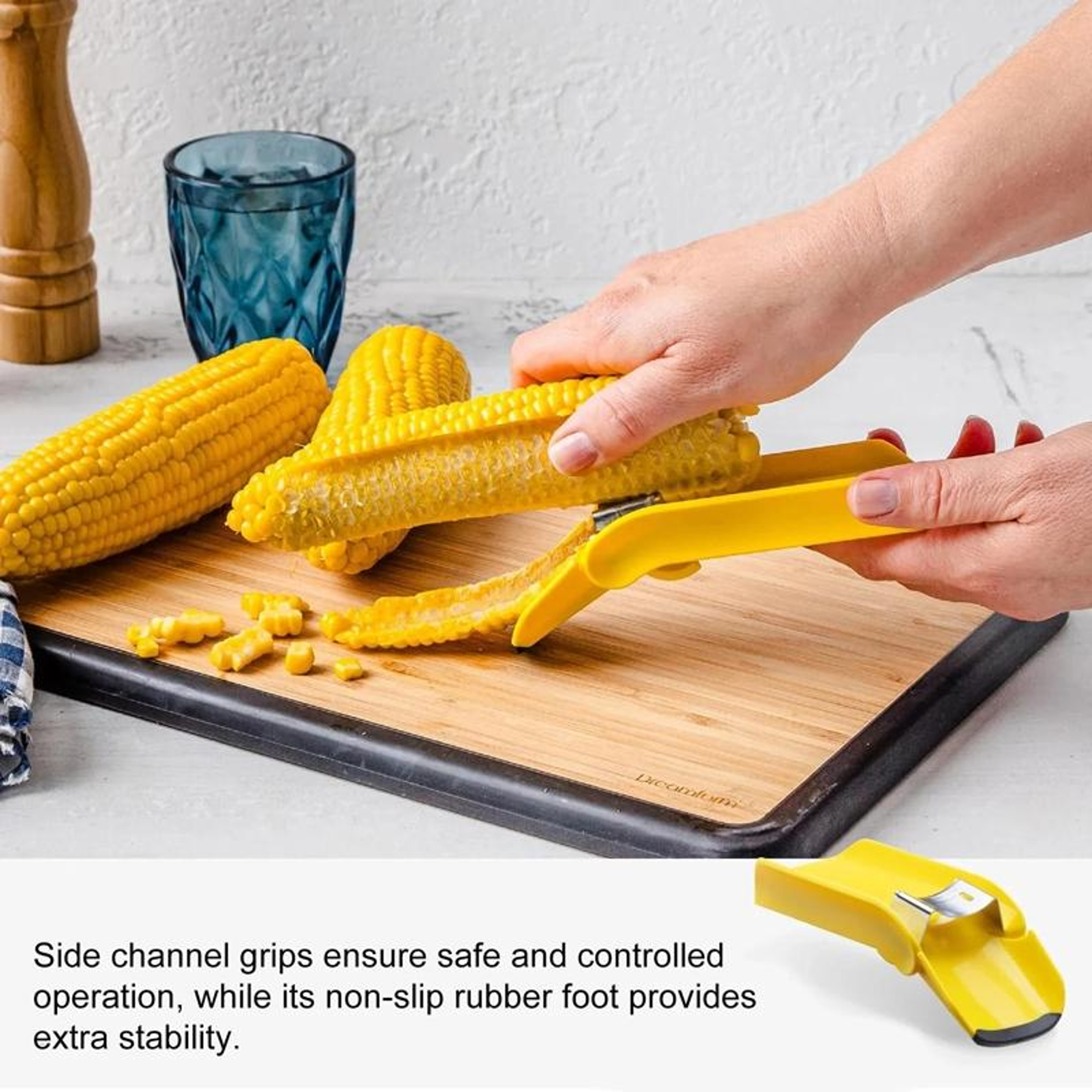 Premium Corn Cob Stripper Knife Fast Kernel Remover Tool 1
