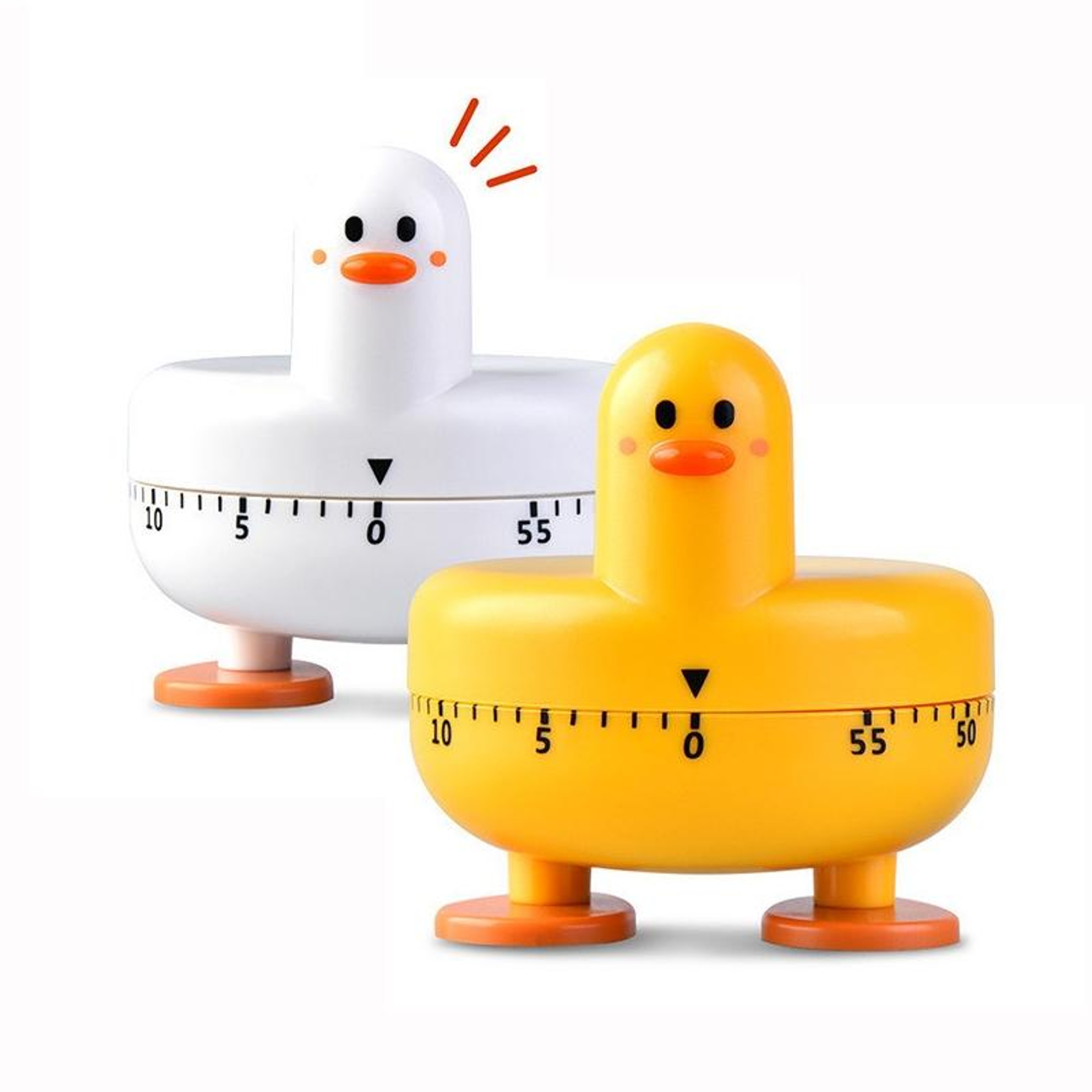Cute Duck Mechanical Kitchen Timer For Baking  Cooking Time Management 0