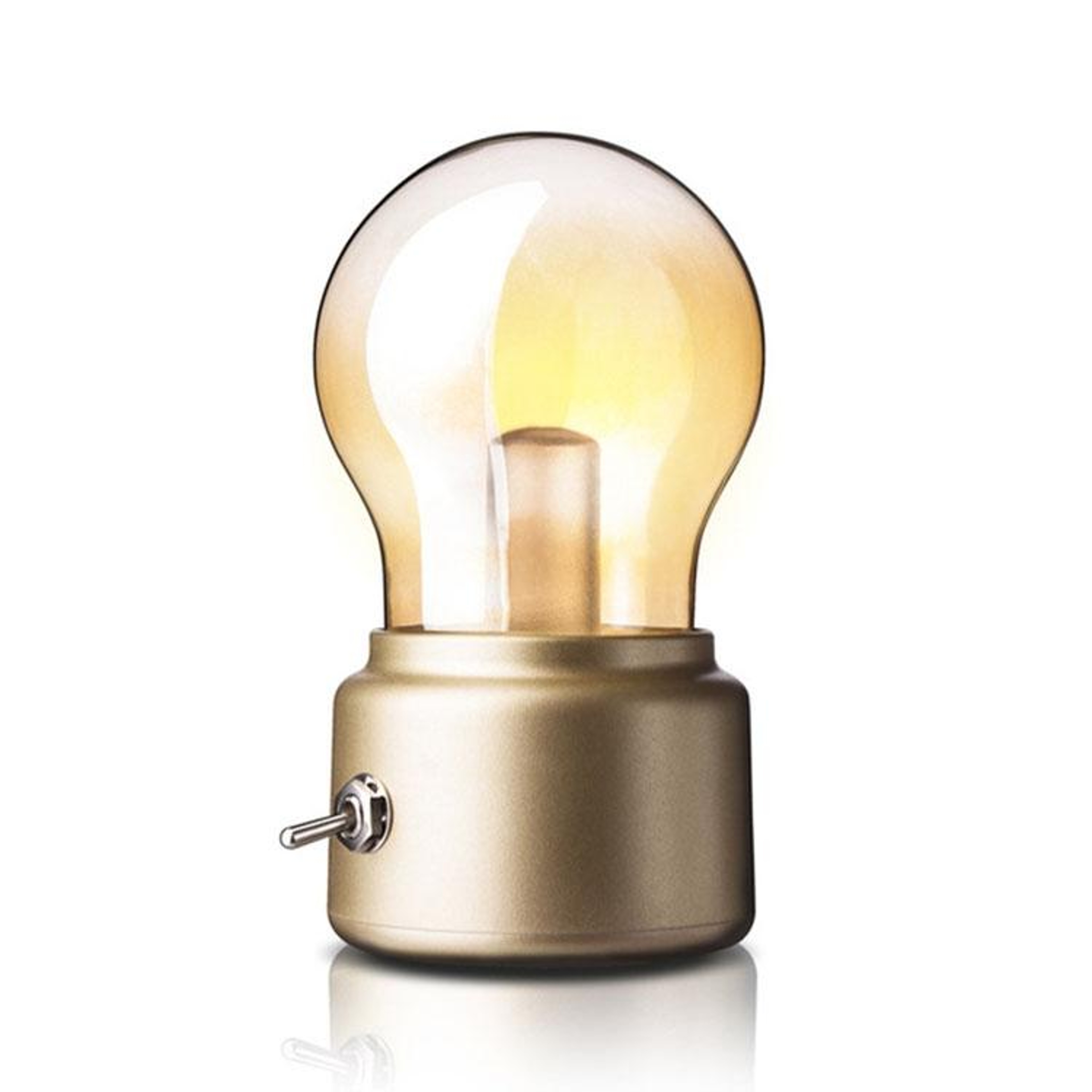 USB Rechargeable Night Light Retro Warm Ambient Bedside Lamp 0