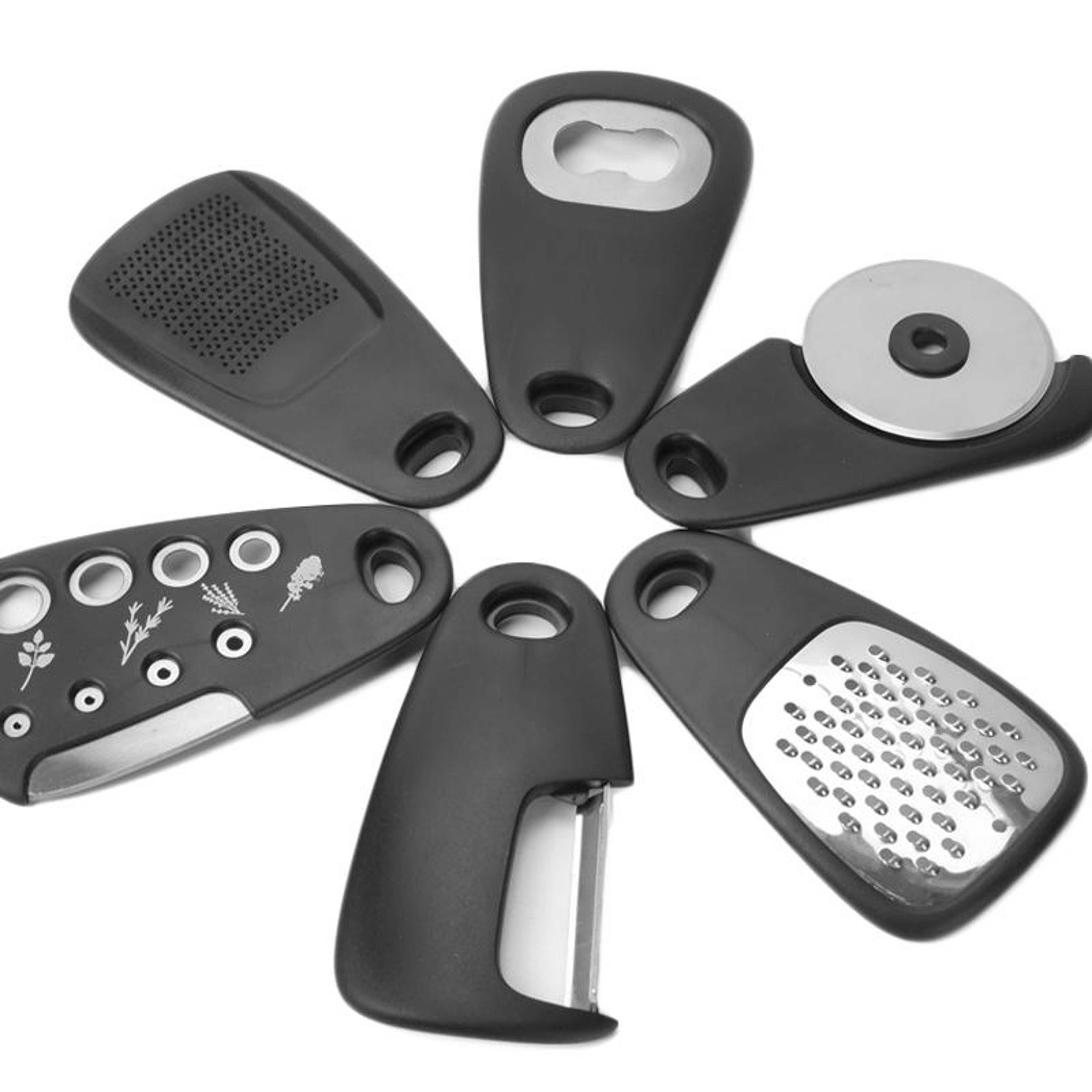 Premium 6 Piece Multi Functional Kitchen Gadget Set Space Saving Essential Tools 0