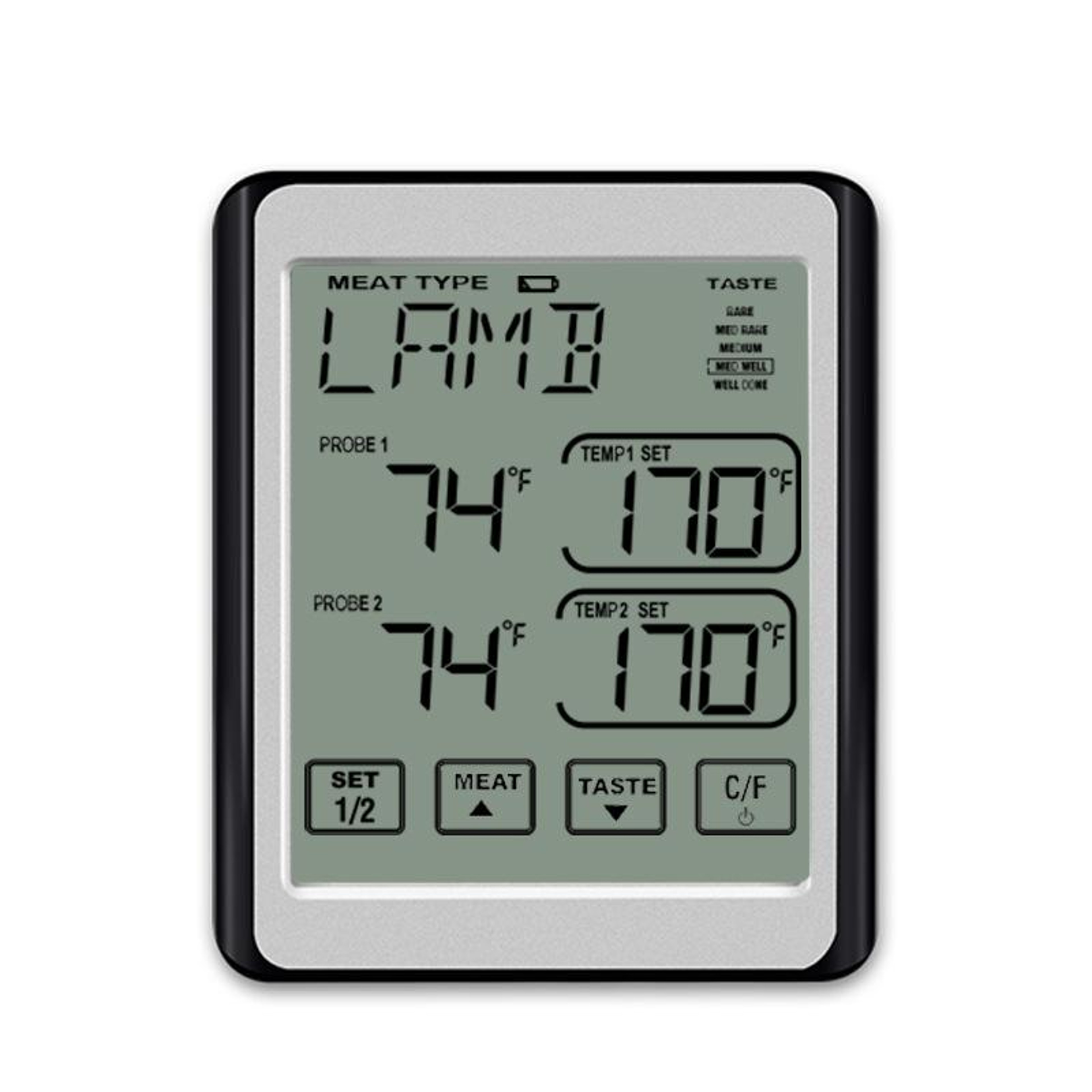 Smart Grill  Kitchen Thermometer With Dual Probes And Color Screen 1