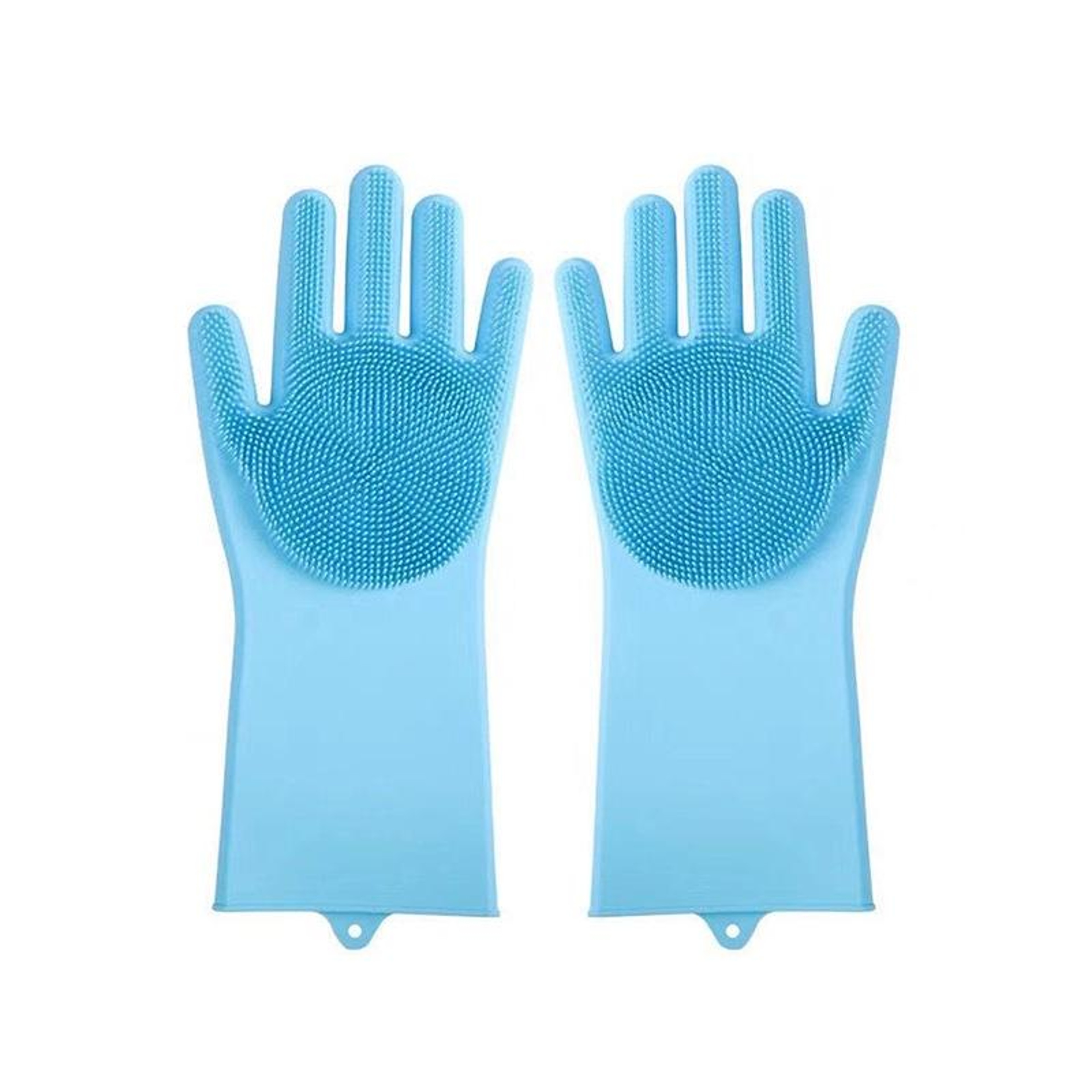 Silicone Dishwashing Gloves Reusable Kitchen Cleaning Gloves  Heat Resistant Household Mitts 3