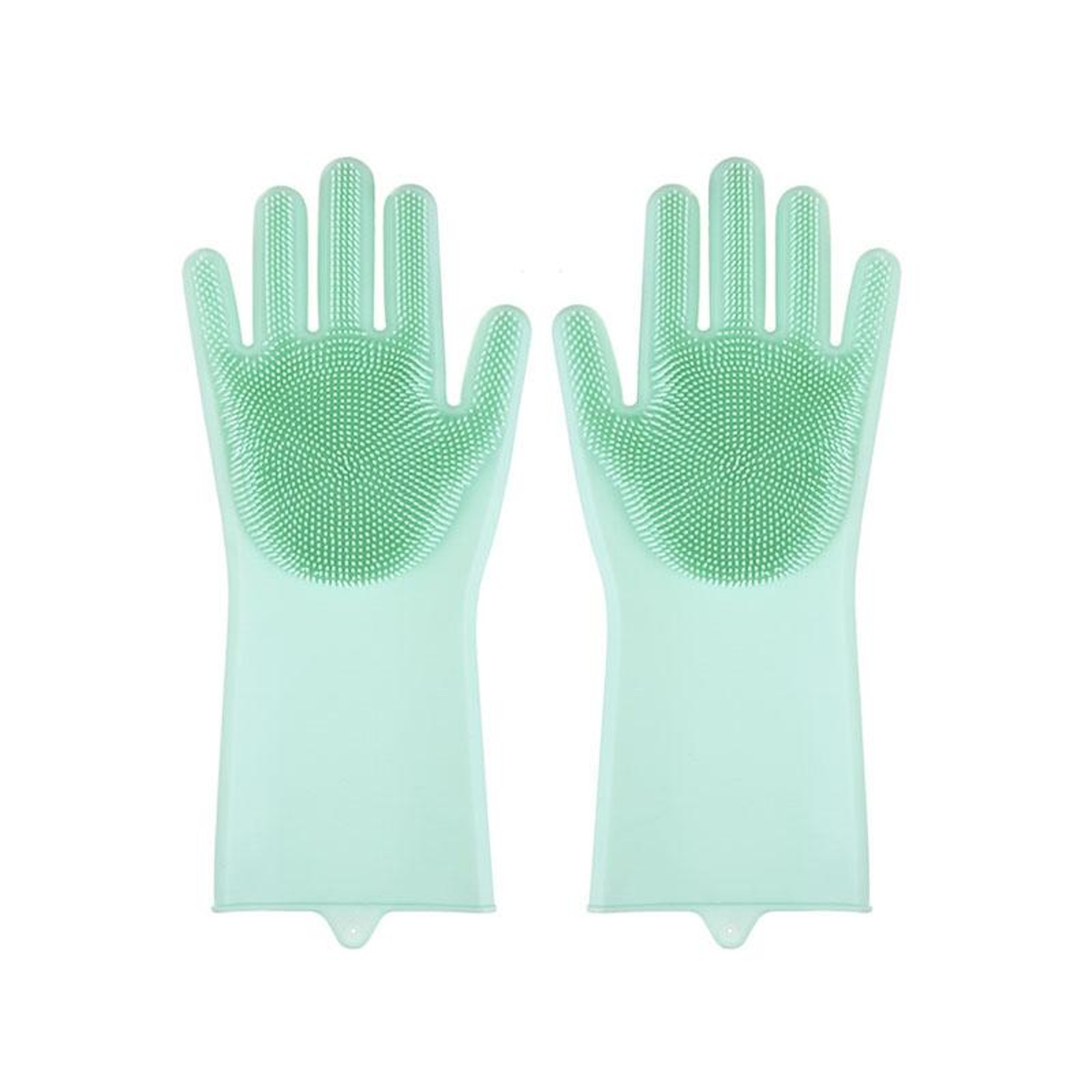 Silicone Dishwashing Gloves Reusable Kitchen Cleaning Gloves  Heat Resistant Household Mitts 9