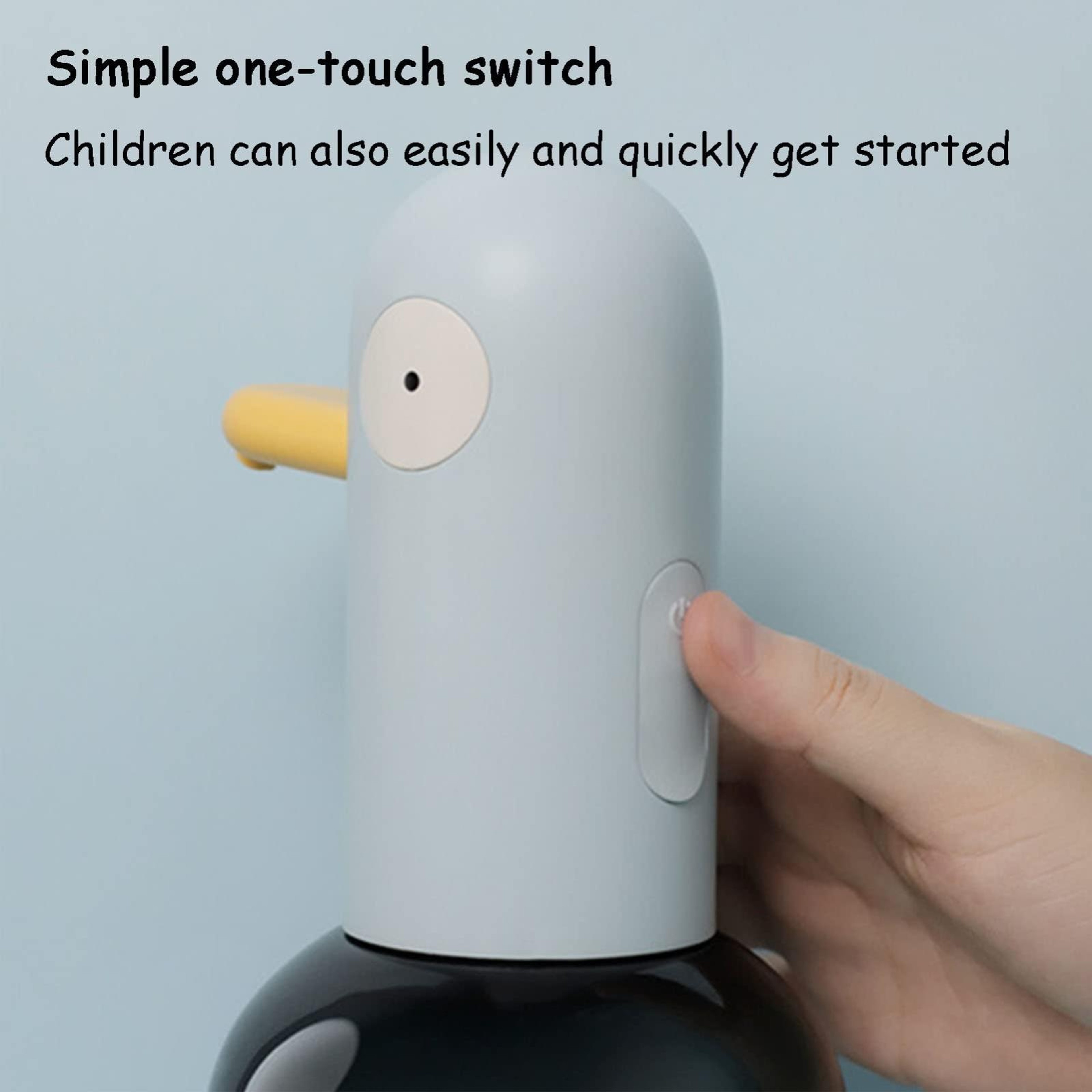 Cute Duck Touchless Automatic Foam Soap Dispenser 400ml Rechargeable Handwashing Solution 2