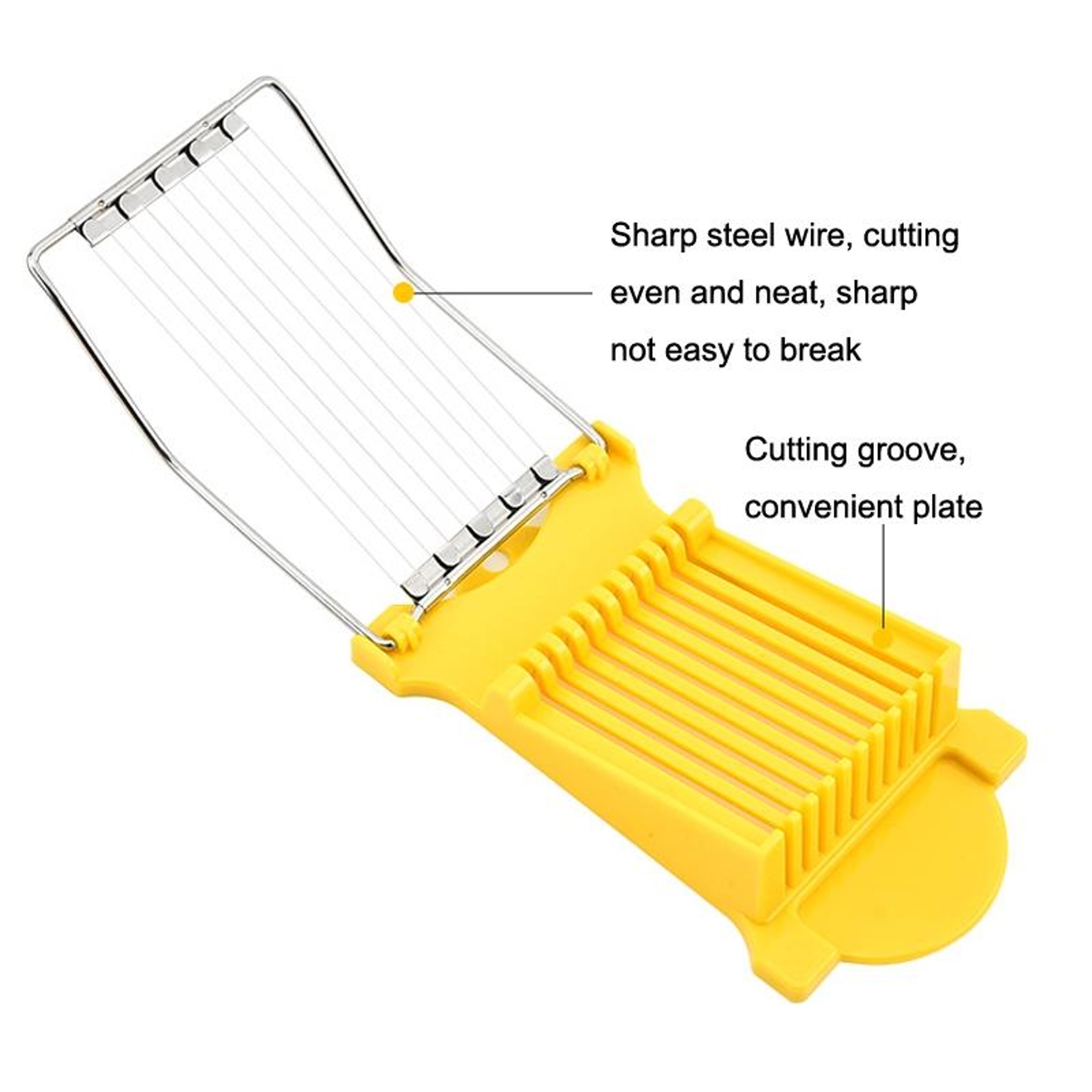Household Ham  Fruit Slicer Precision Egg  Food Cutter 2