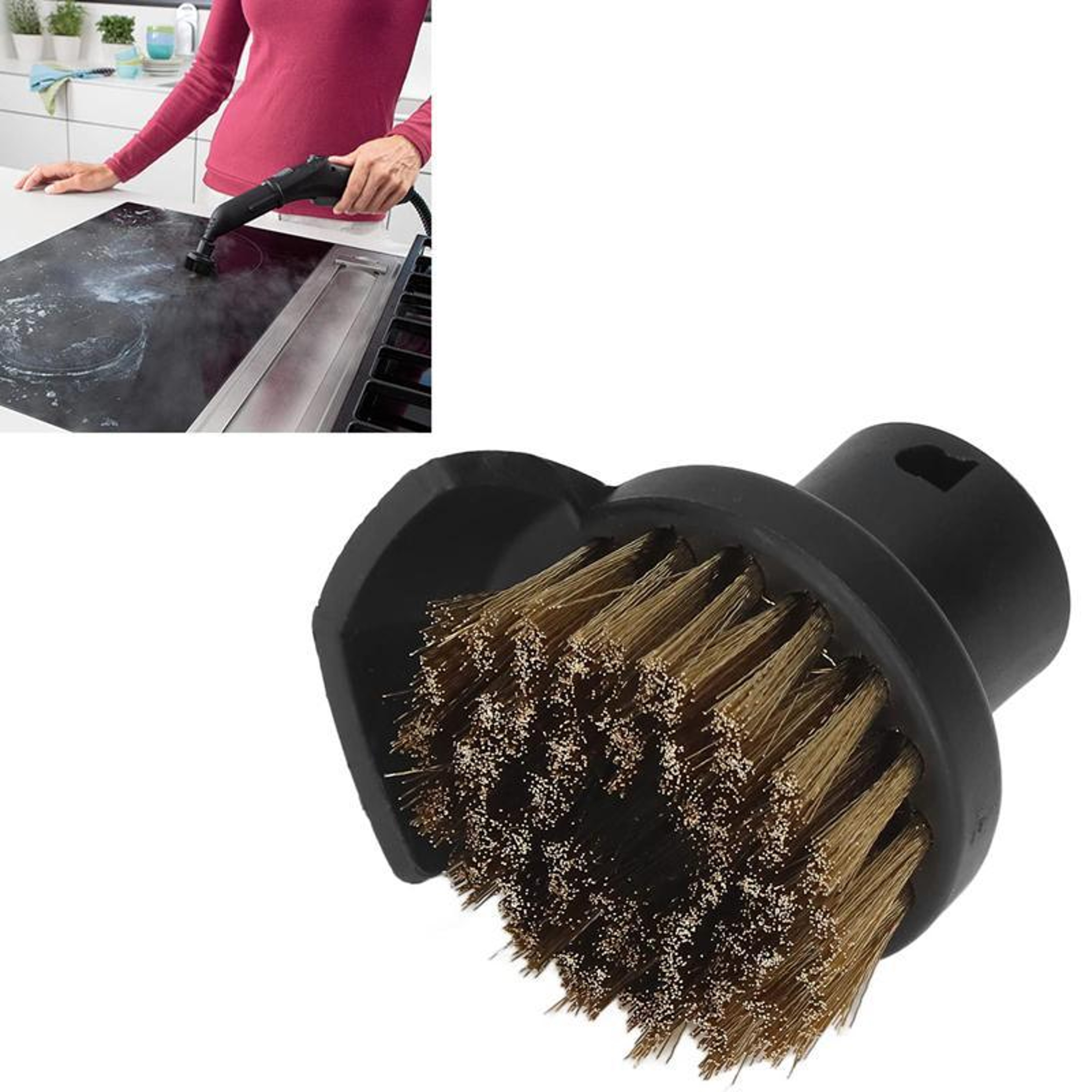 Karcher Steam Cleaner Replacement Round Brush Copper Brush 2863 140 5